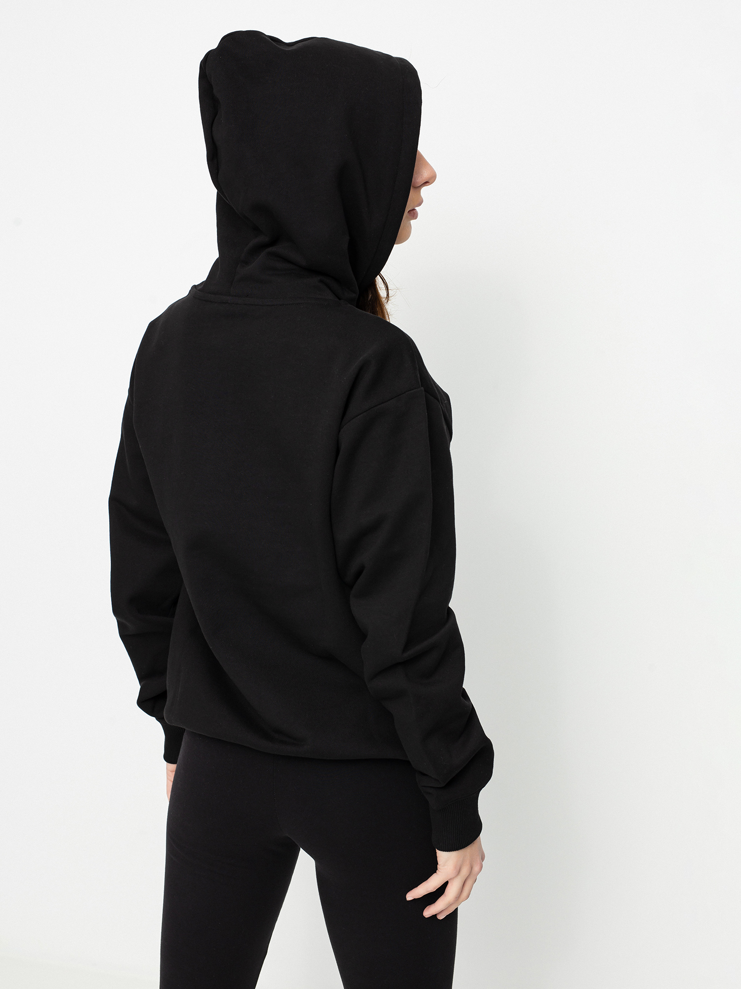 Mikina s kapucí Vans Flying V Bf Ft HD Wmn (black)