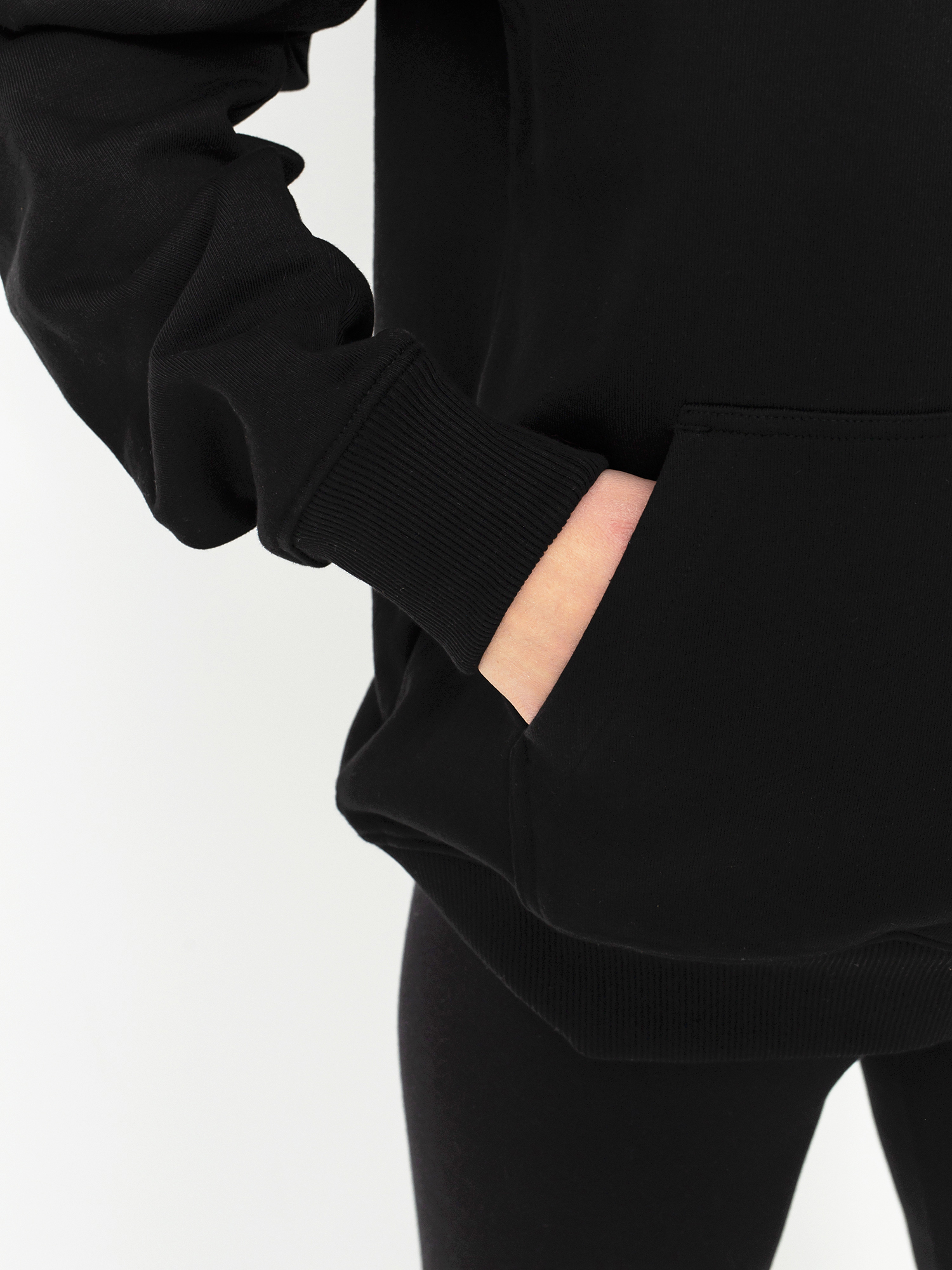 Mikina s kapucí Vans Flying V Bf Ft HD Wmn (black)