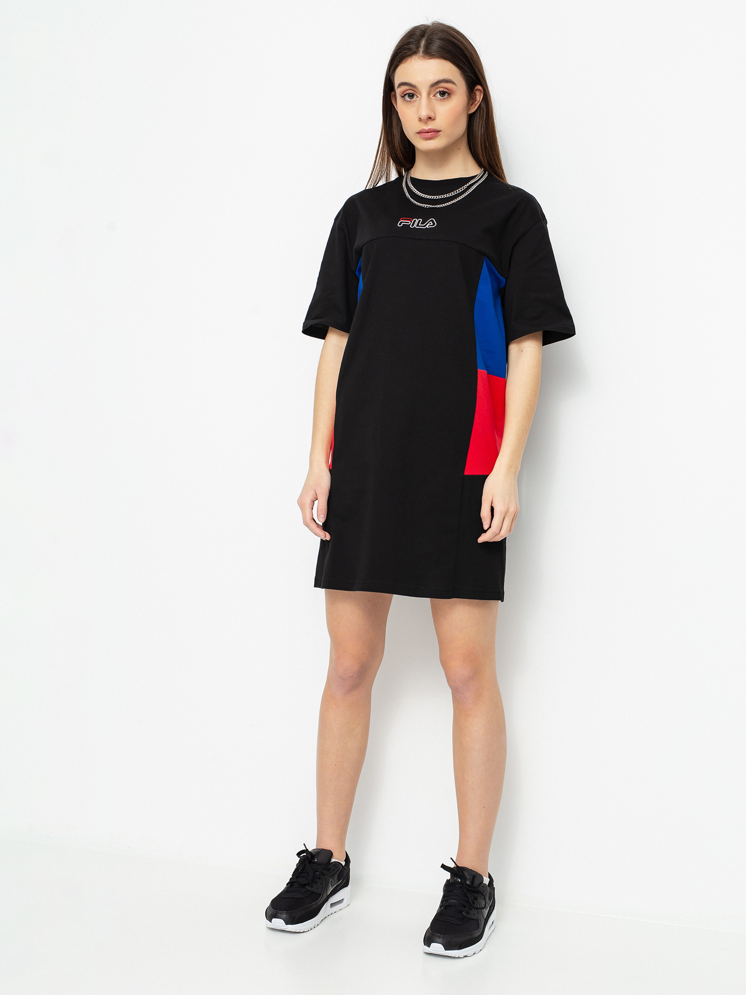 Šaty  Fila Jadyn Blocked Wmn (black surf)