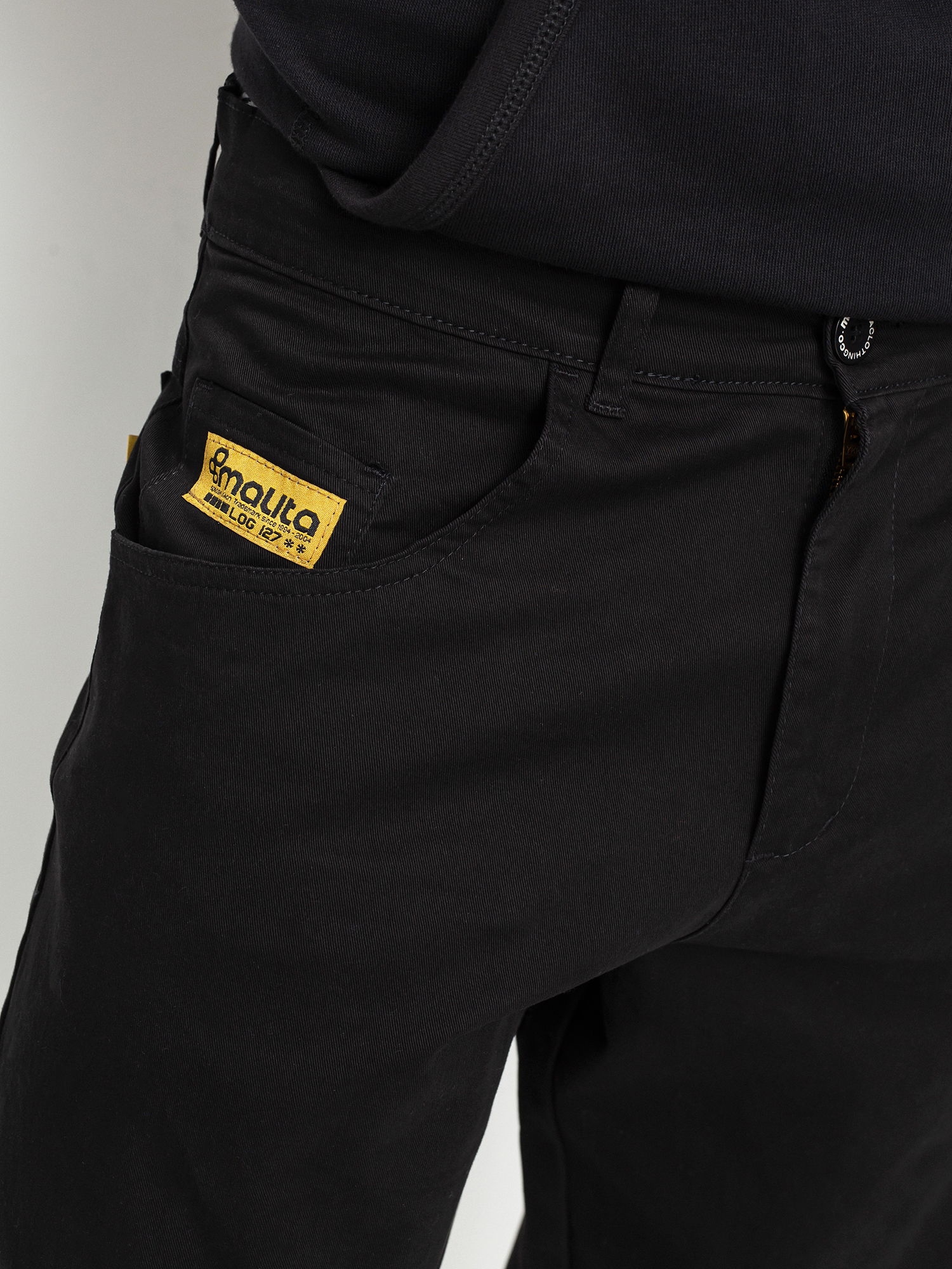 Kalhoty Malita Chino Log Sl (black)