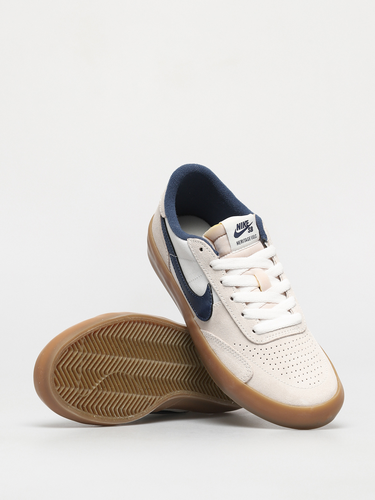 Boty Nike SB Heritage Vulc (summit white/navy white gum light brown)