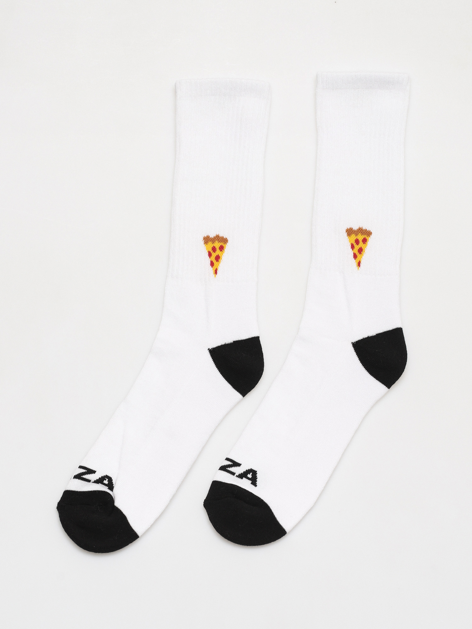 Ponožky Pizza Skateboards Emoji (white/black)