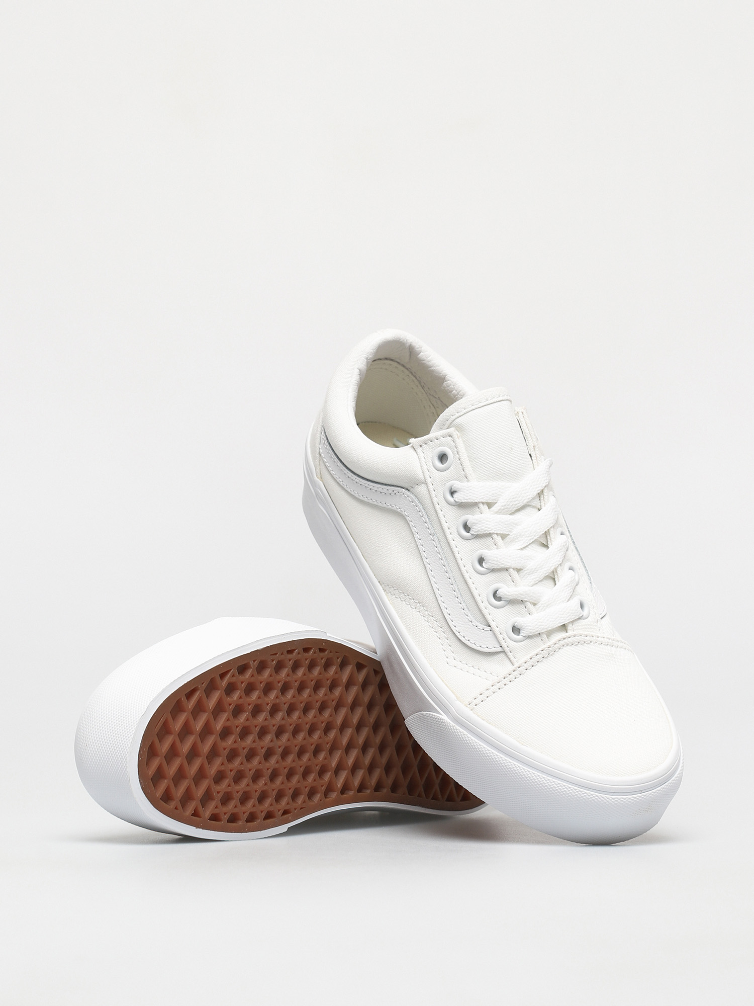 Boty Vans Old Skool Platform (true white)