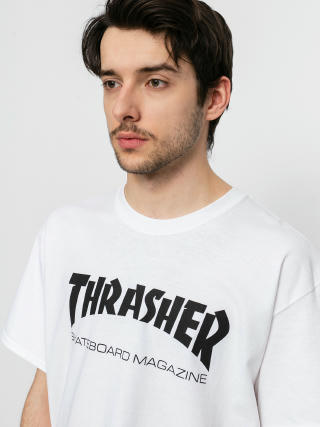 Tričko Thrasher Skate Mag (white)