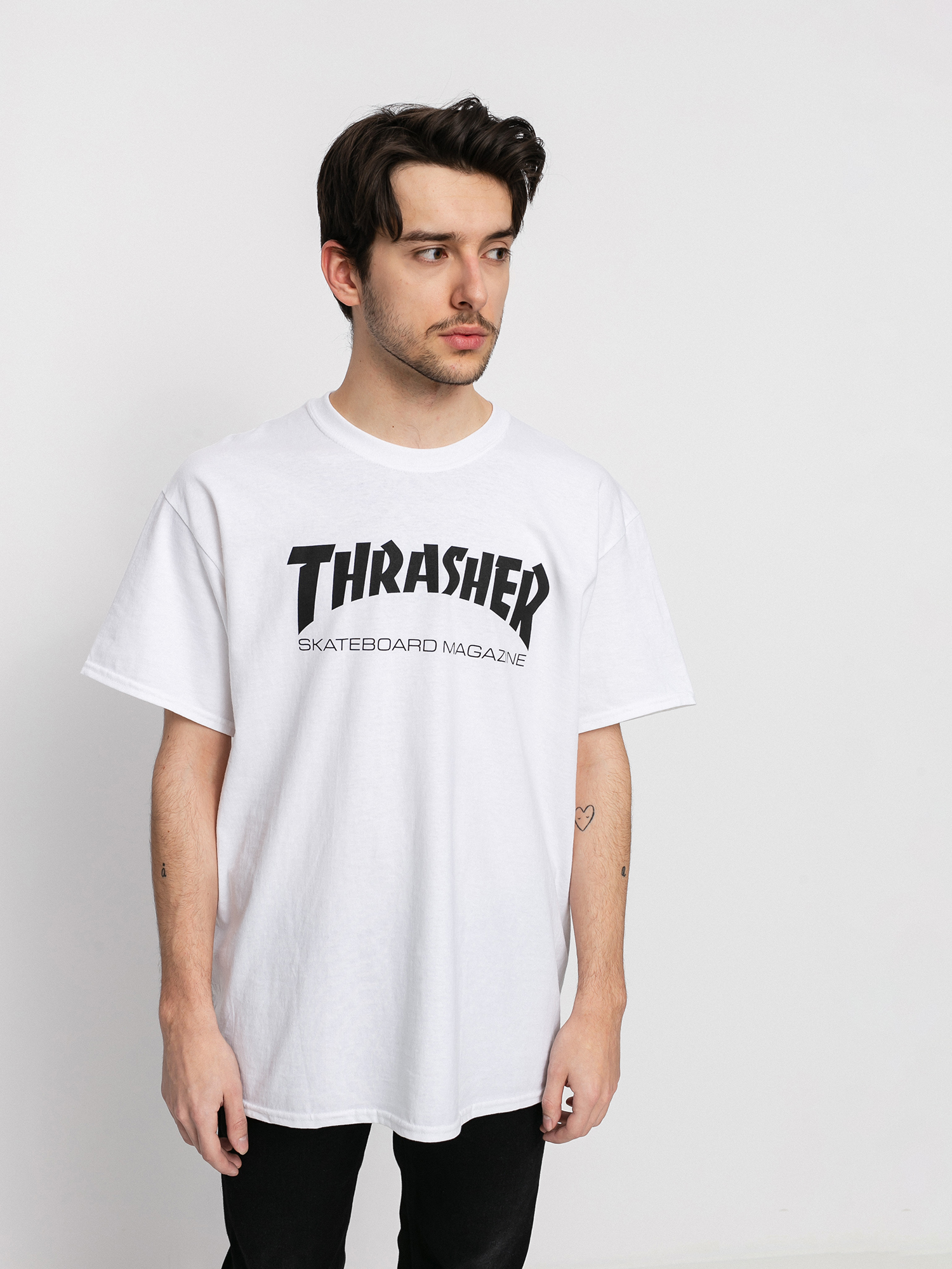 Tričko Thrasher Skate Mag (white)