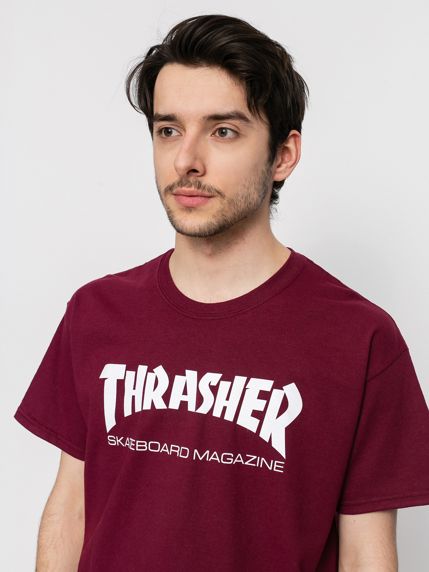 Thrasher Tričko Skate Mag (maroon)
