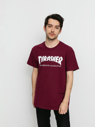 Thrasher Tričko Skate Mag (maroon)