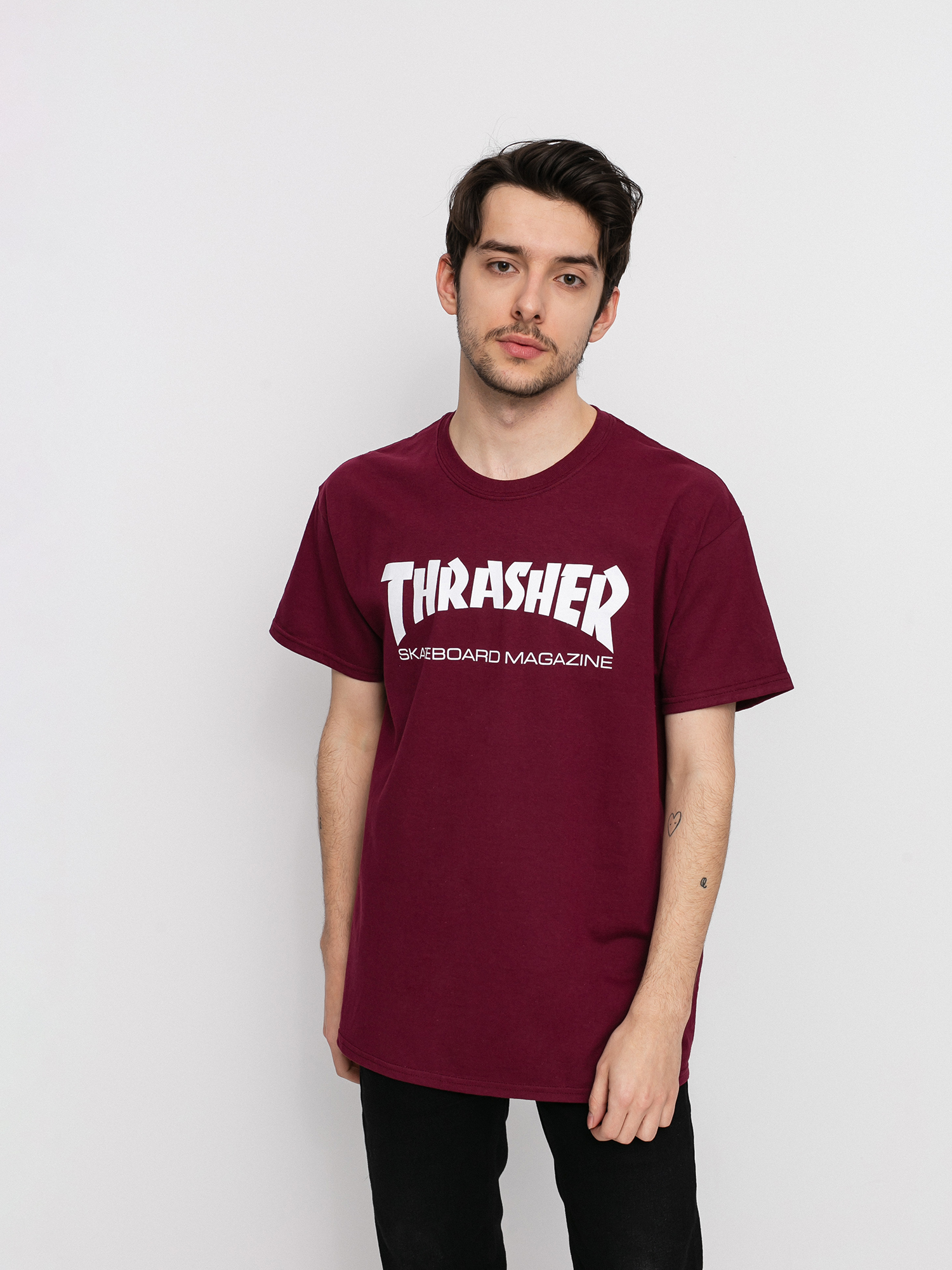 Thrasher Triu010dko Skate Mag (maroon)