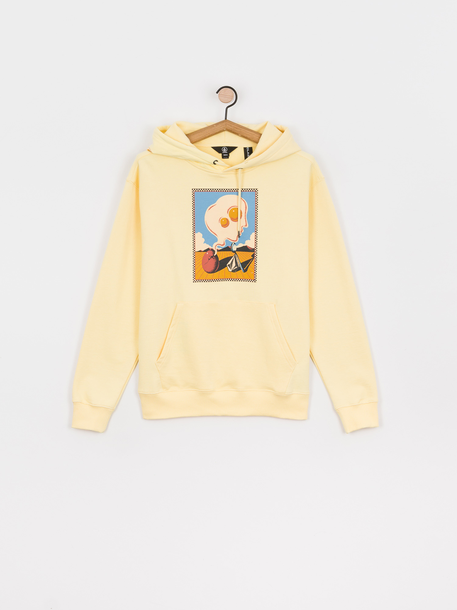 Mikina s kapucí Volcom Fa HD (dawn yellow)