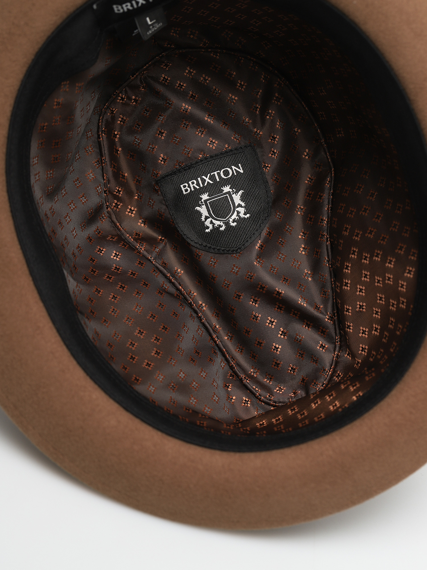 Klobouk Brixton Gain Fedora (washed copper)