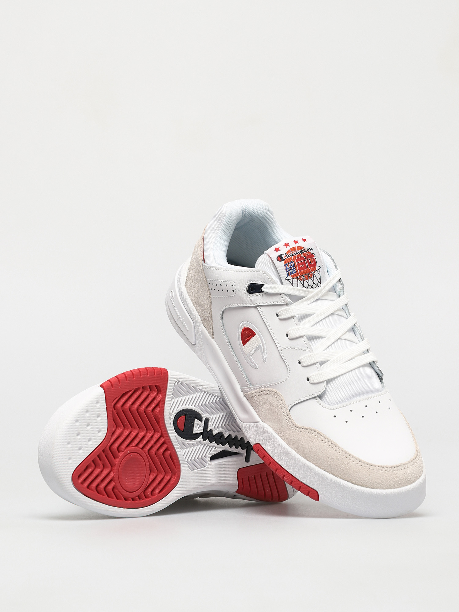 Boty Champion Low Cut Classic Z80 Low S21647 (wht/red)