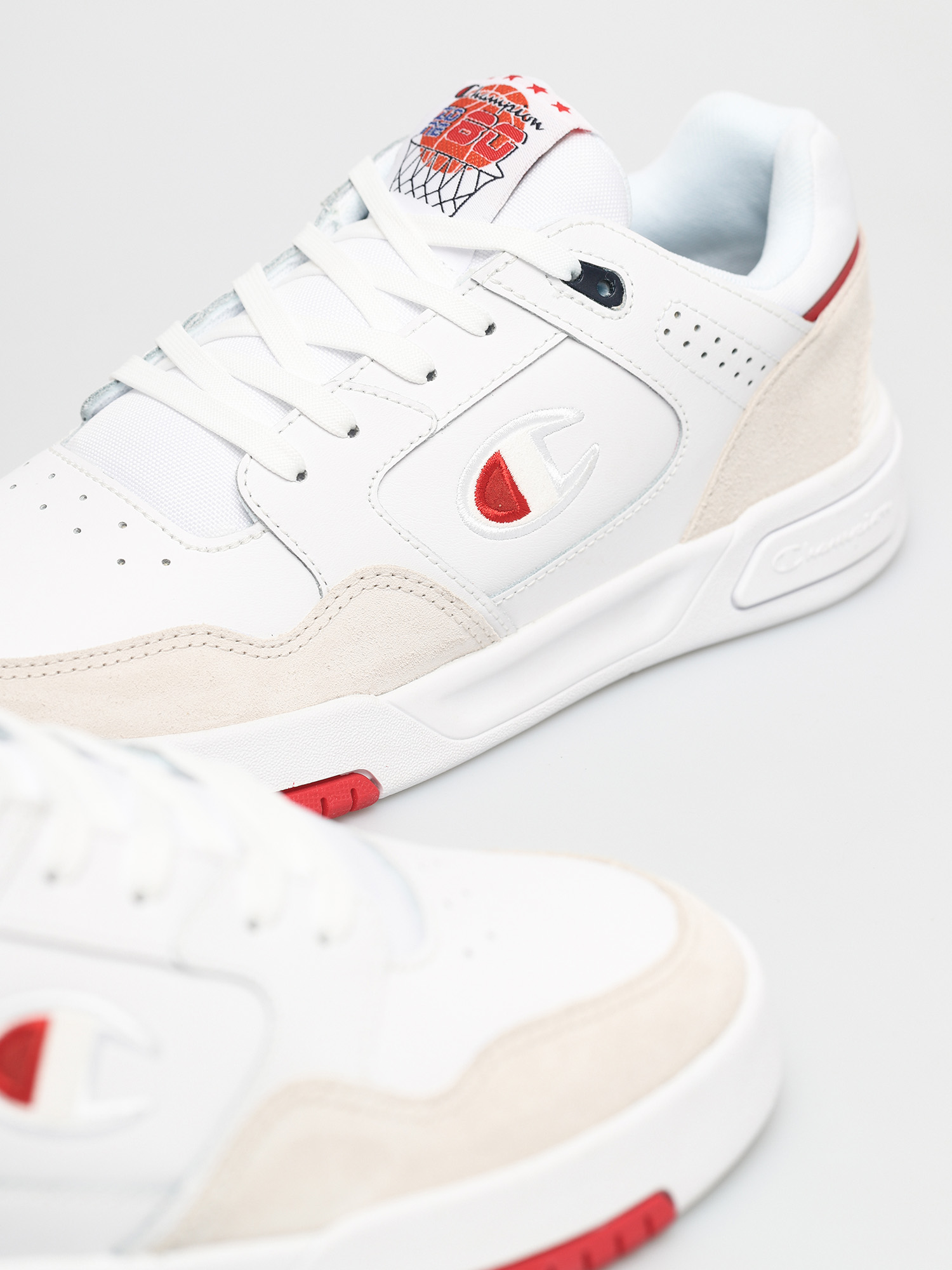 Boty Champion Low Cut Classic Z80 Low S21647 (wht/red)