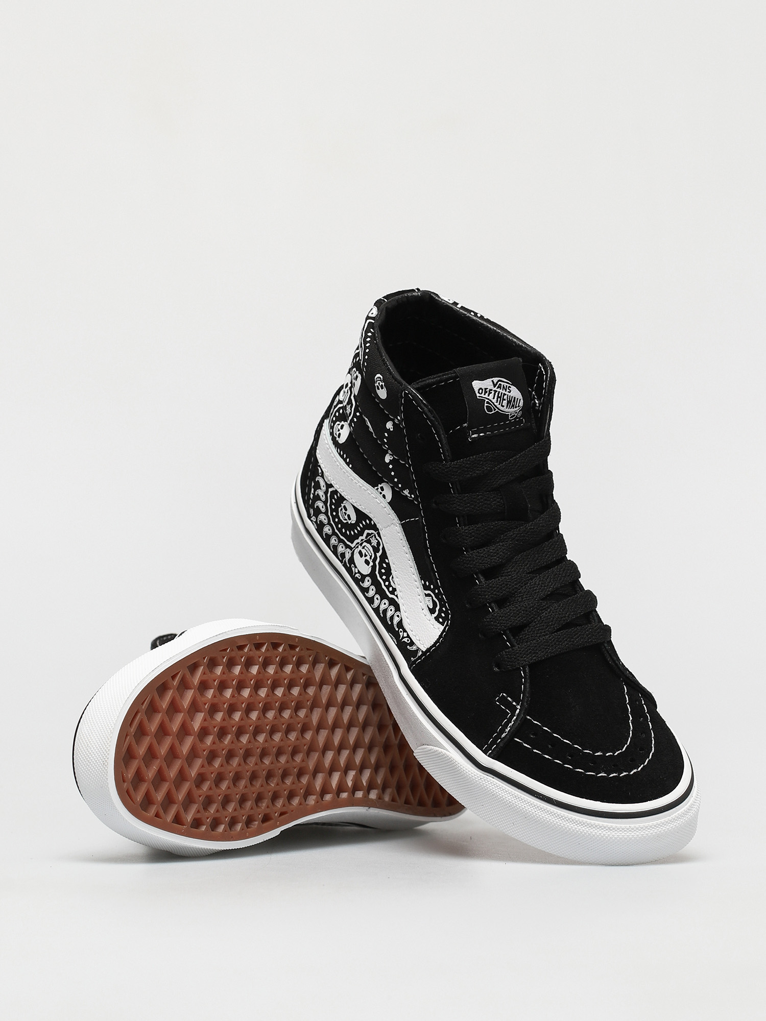 Boty Vans Sk8 Hi (bandana black/true white)