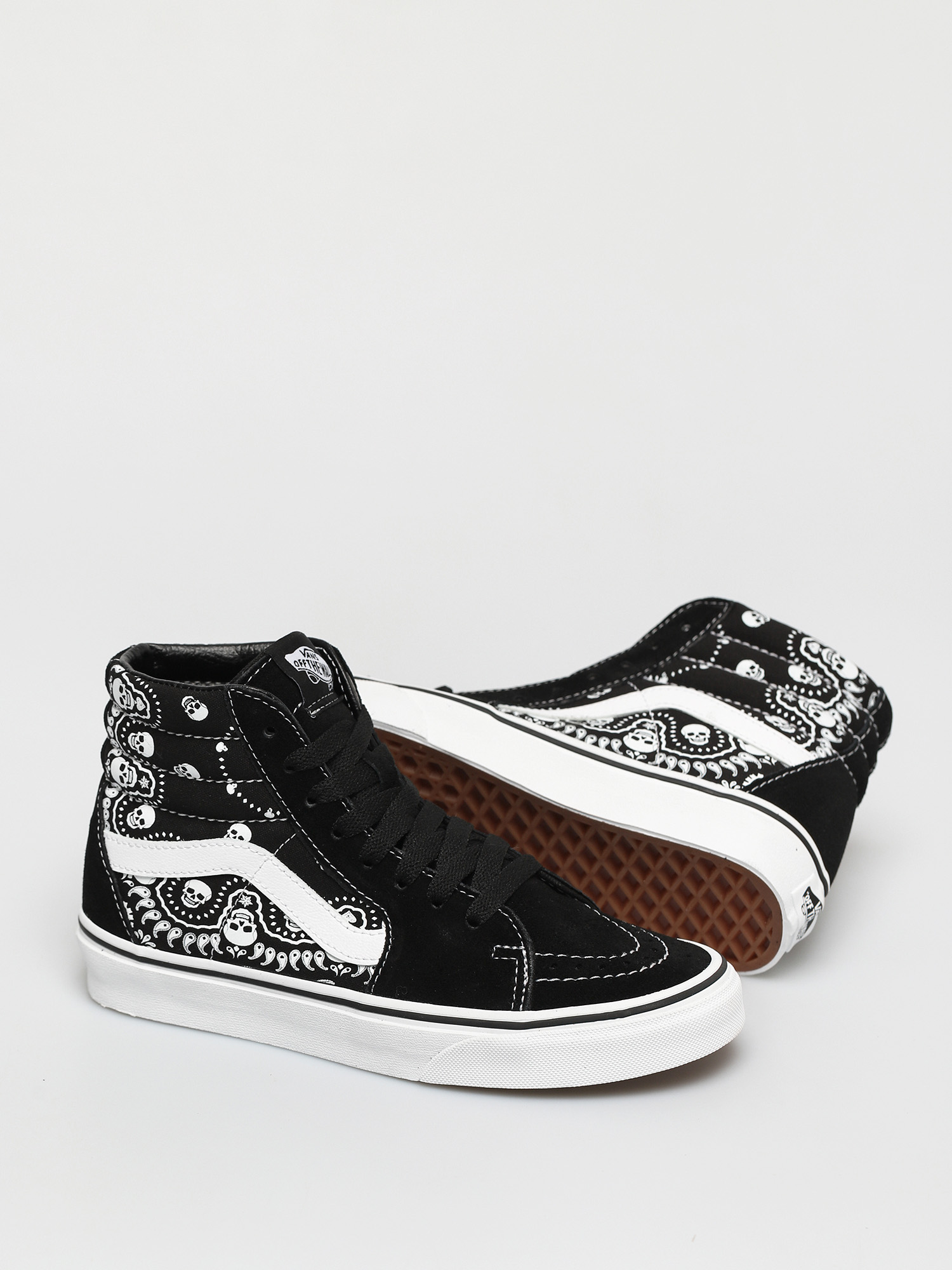Boty Vans Sk8 Hi (bandana black/true white)
