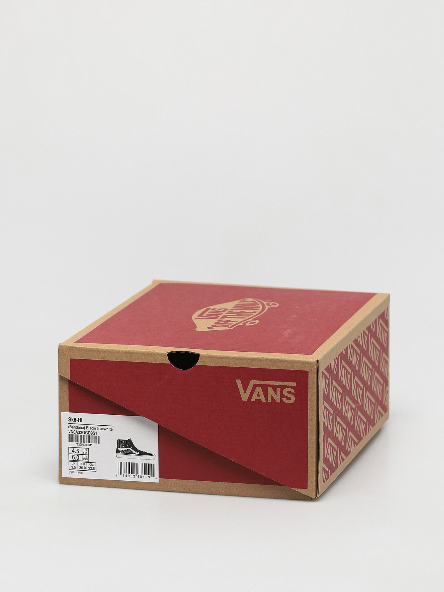 Boty Vans Sk8 Hi (bandana black/true white)