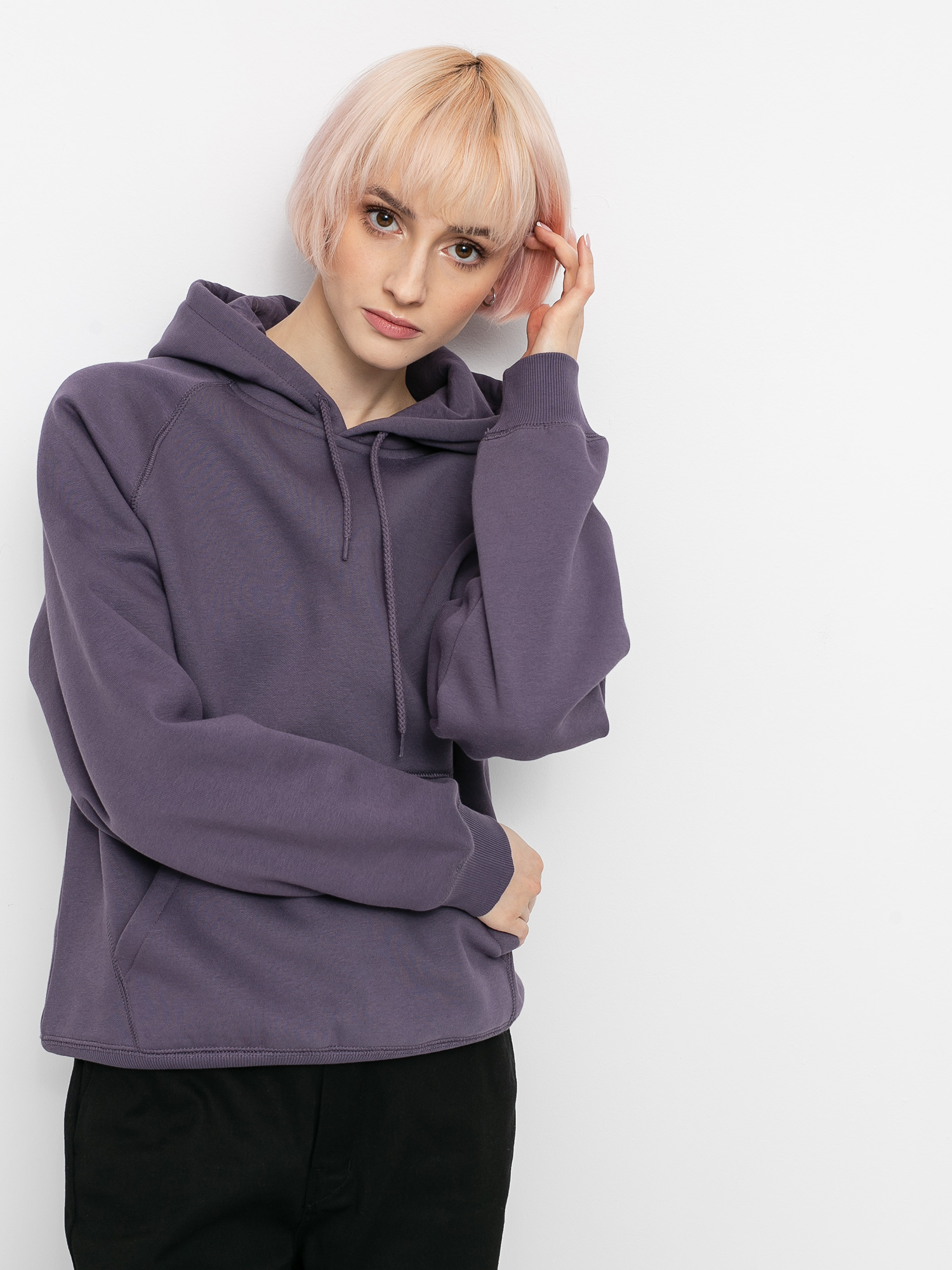 Mikina s kapucí Carhartt WIP Chase HD Wmn (provence/gold)