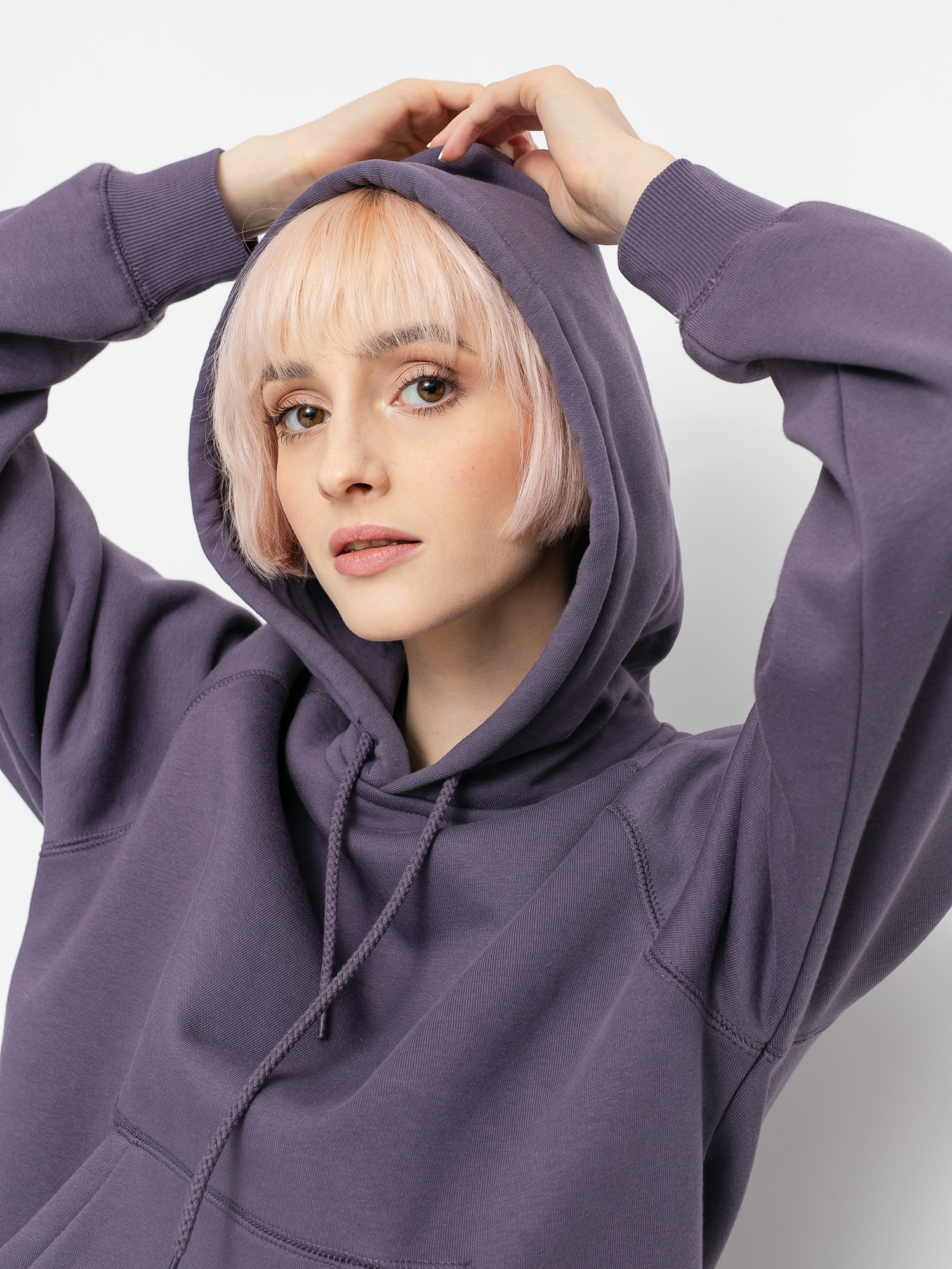 Mikina s kapucí Carhartt WIP Chase HD Wmn (provence/gold)