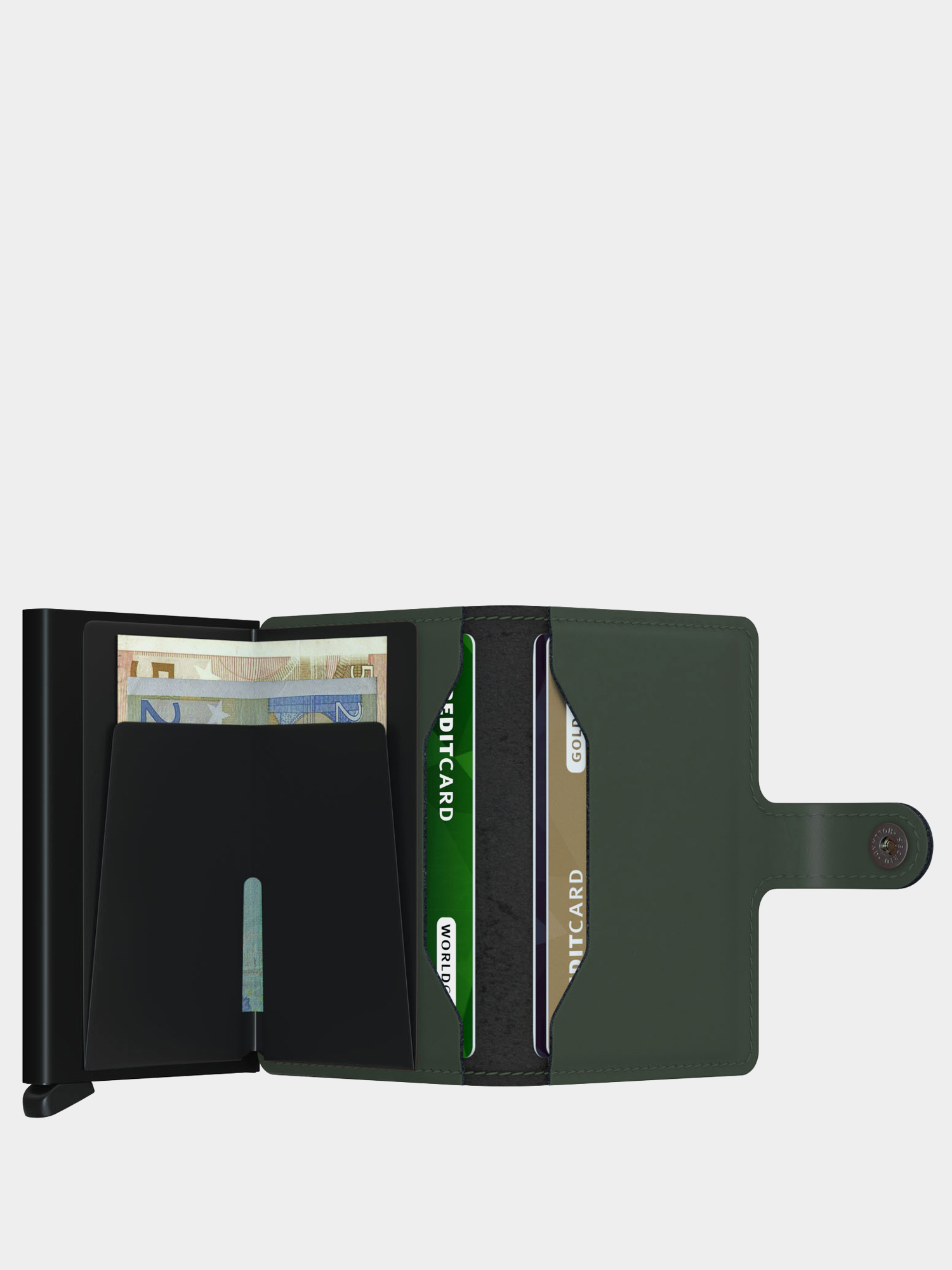 Peněženka Secrid Miniwallet (matte green/black)