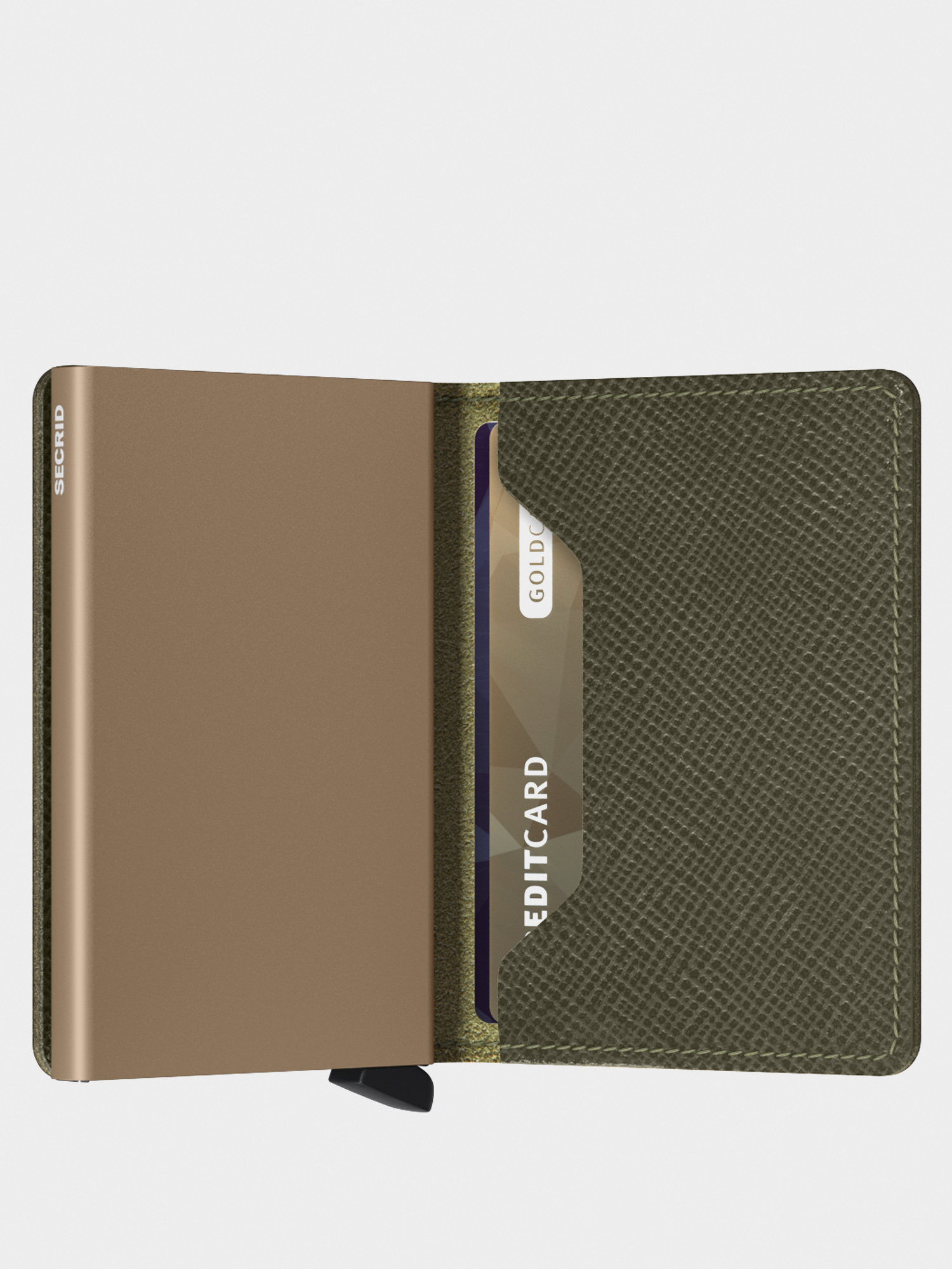 Peněženka Secrid Slimwallet (saffiano olive)
