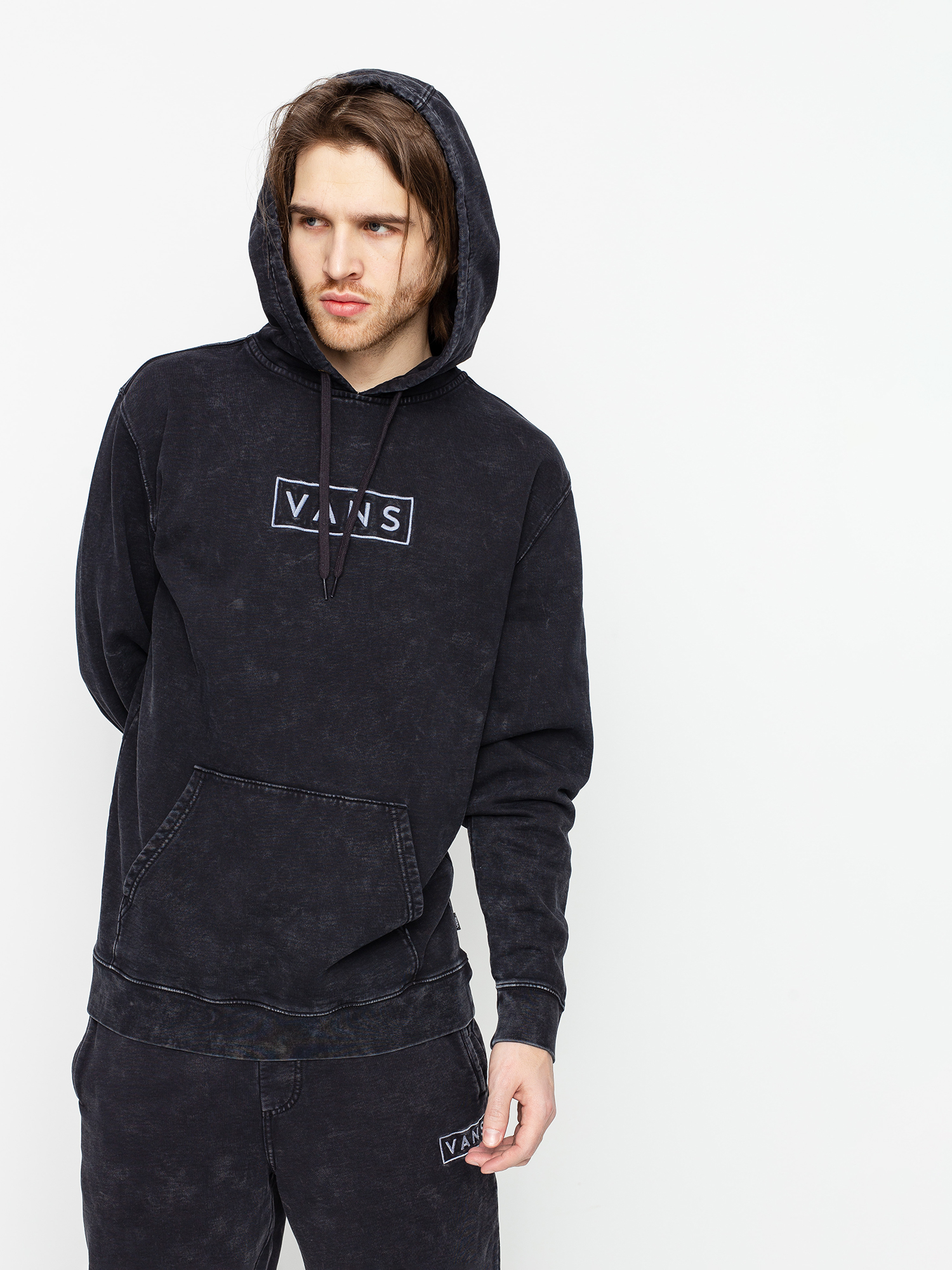 Mikina s kapucí Vans Easy Wash HD (black)