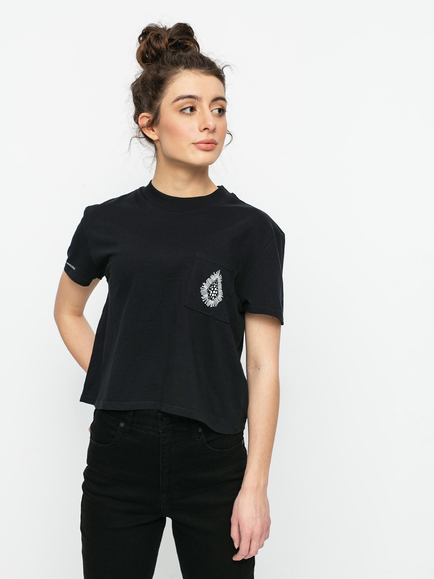 Tričko Volcom Coral Morph Wmn (black)