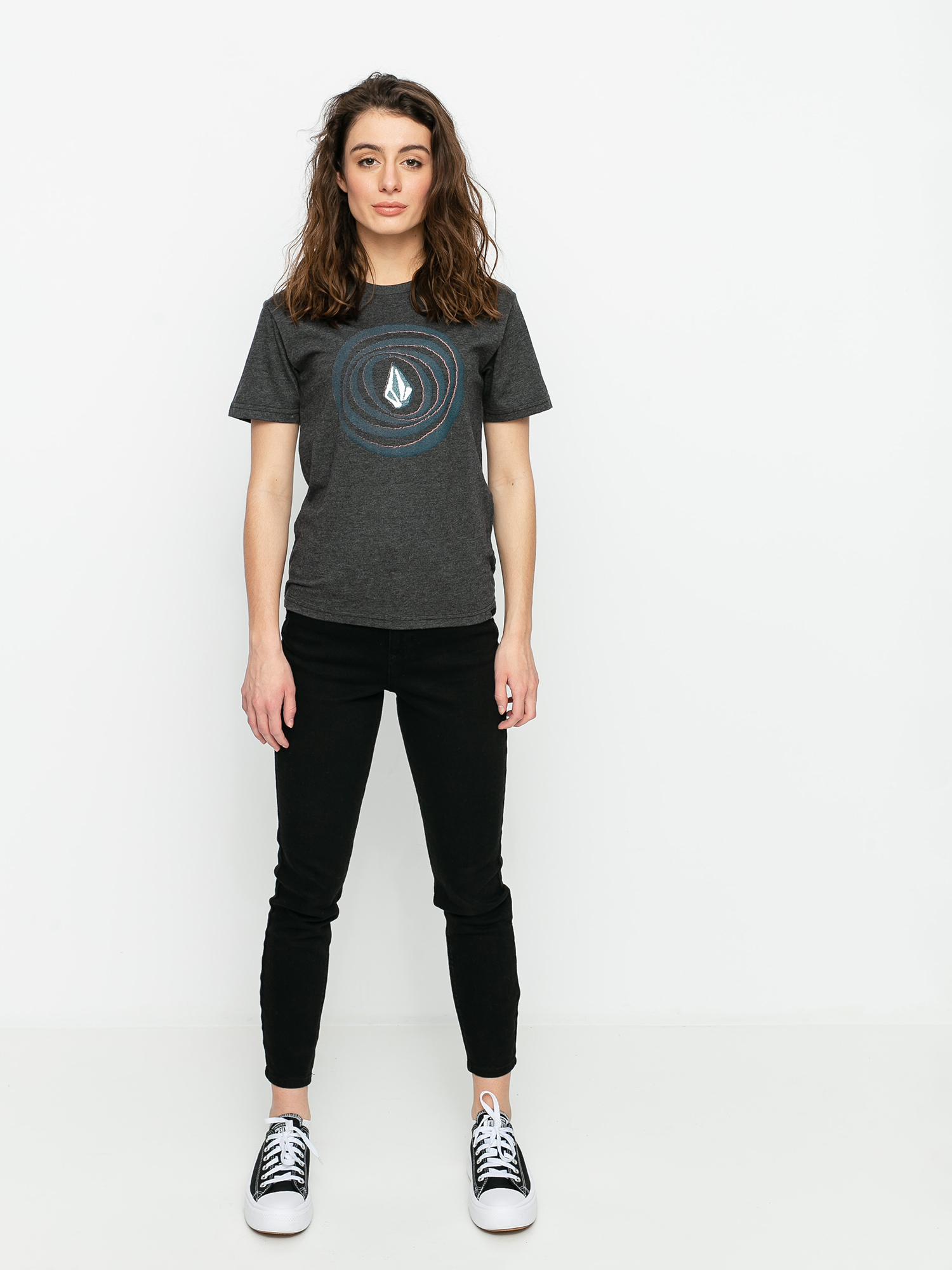 Tričko Volcom Big Blot Hth (heather black)