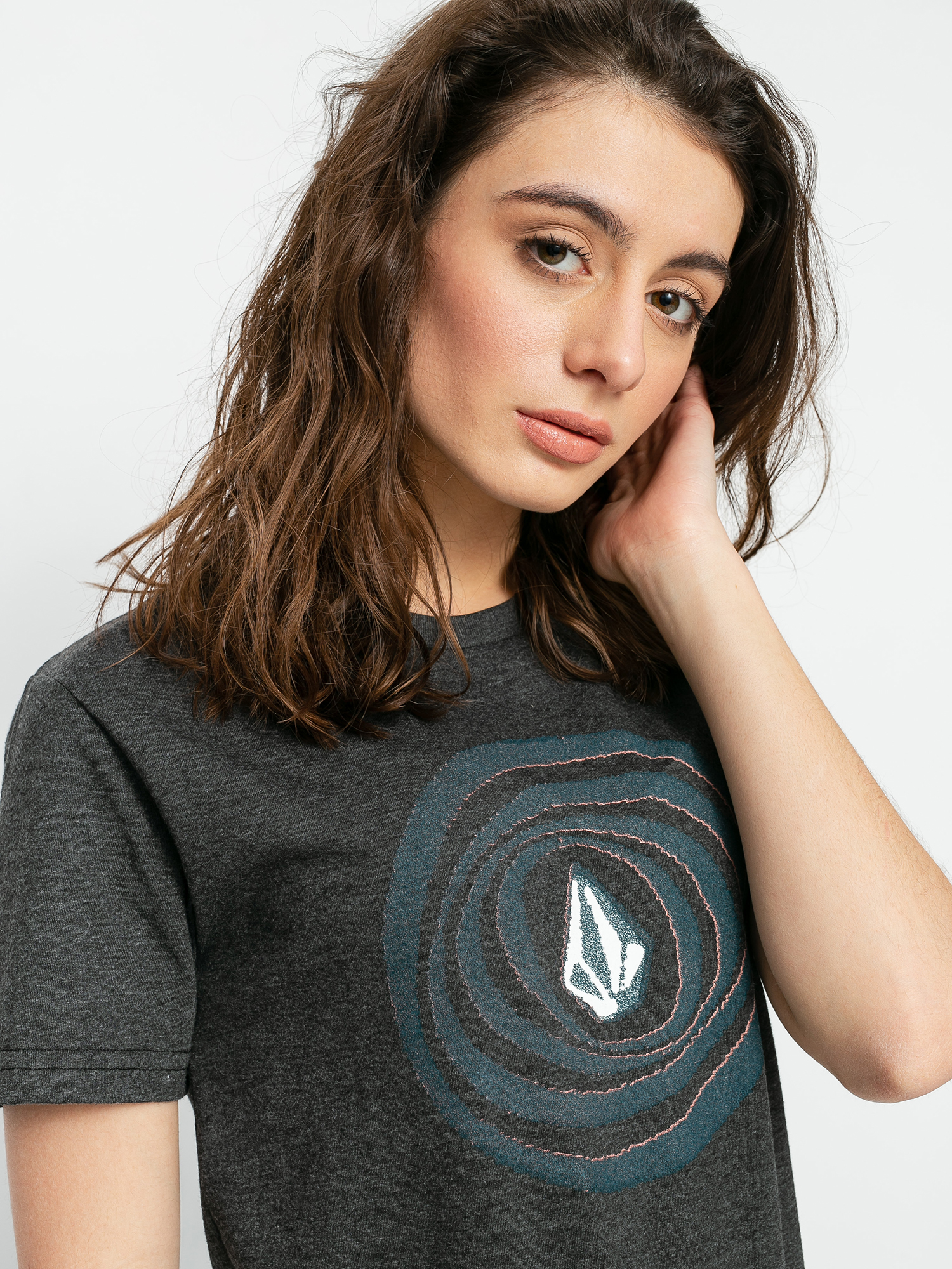 Tričko Volcom Big Blot Hth (heather black)