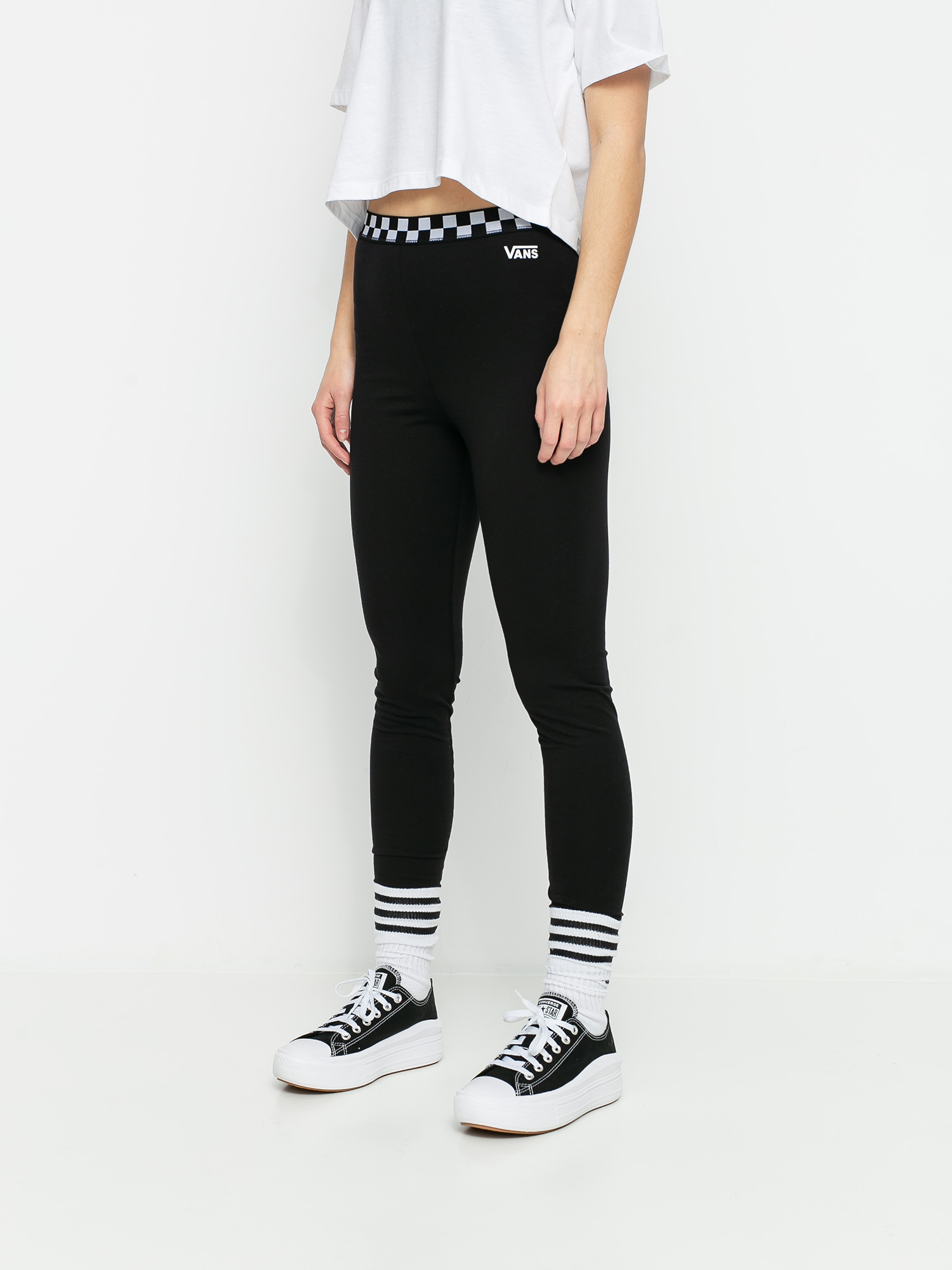 Leginy Vans Bladez Check Wmn (black)