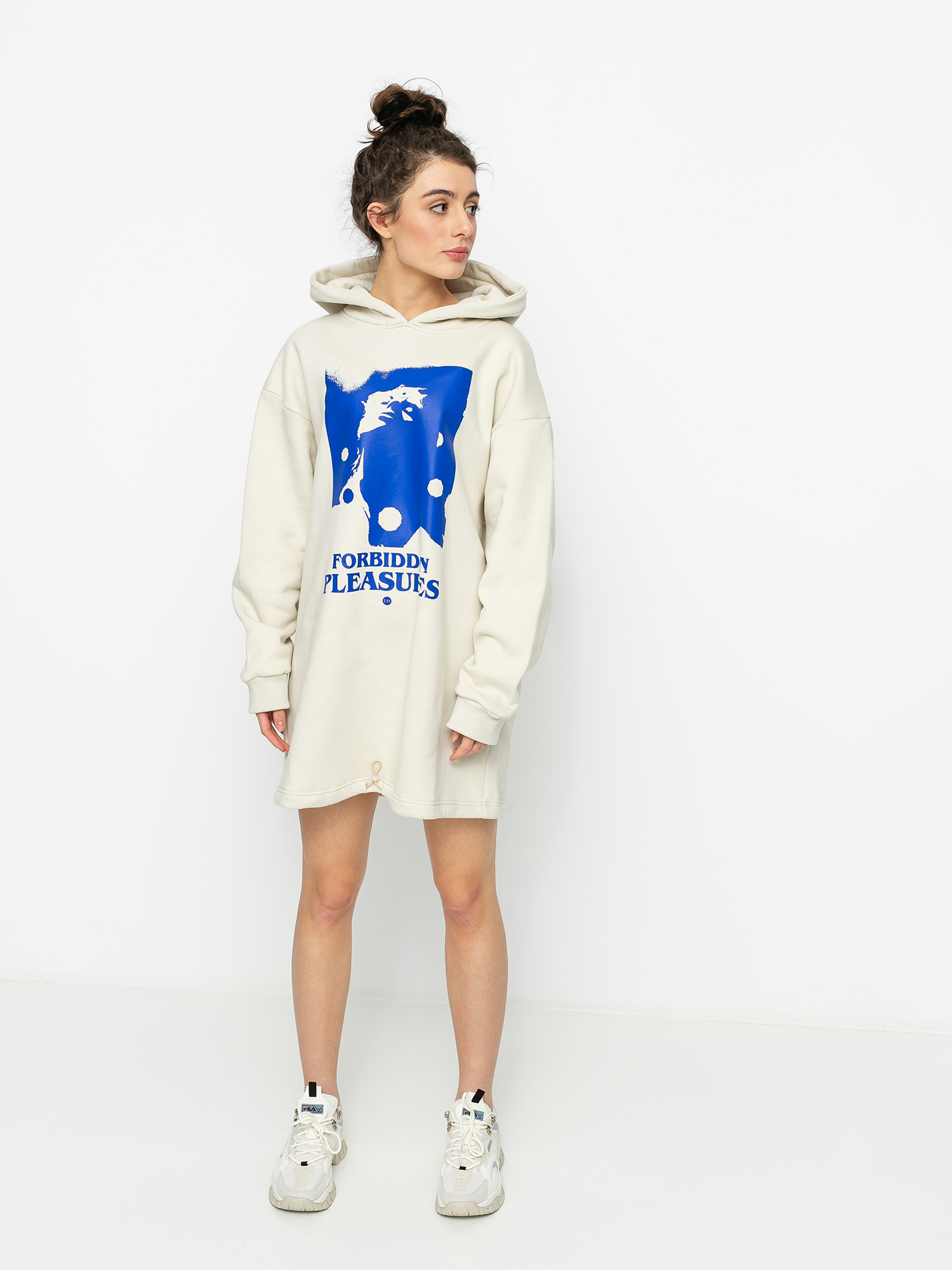 Mikina s kapucí Local Heroes Forbiden Pleasures HD Wmn (beige)