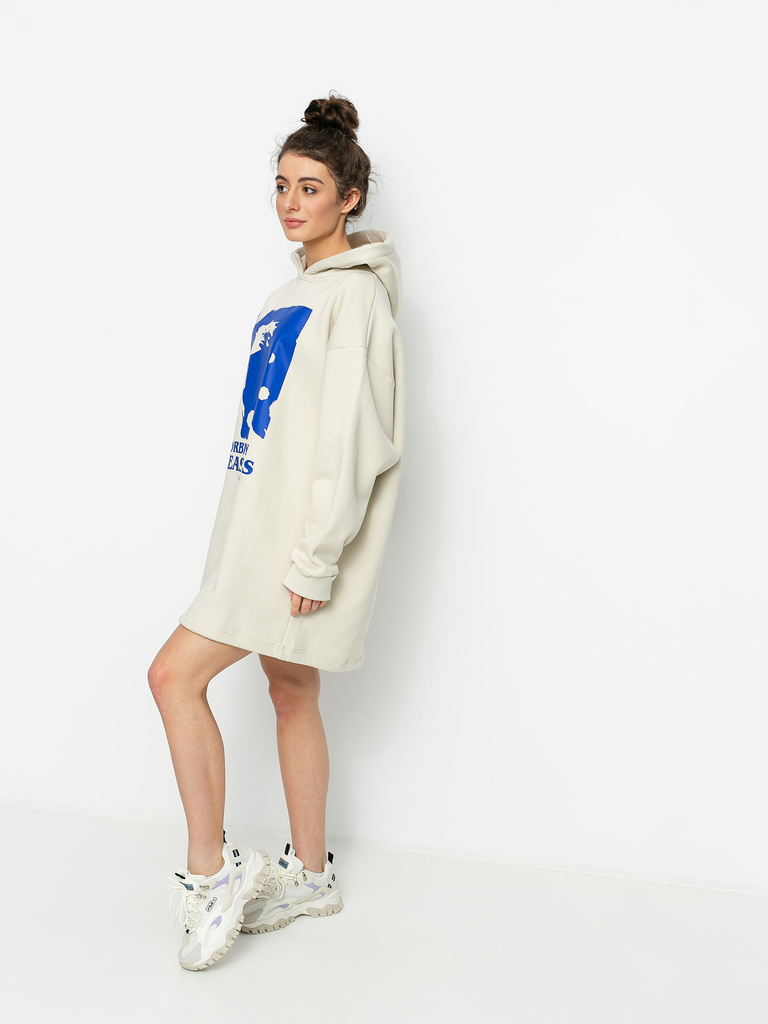 Mikina s kapucí Local Heroes Forbiden Pleasures HD Wmn (beige)