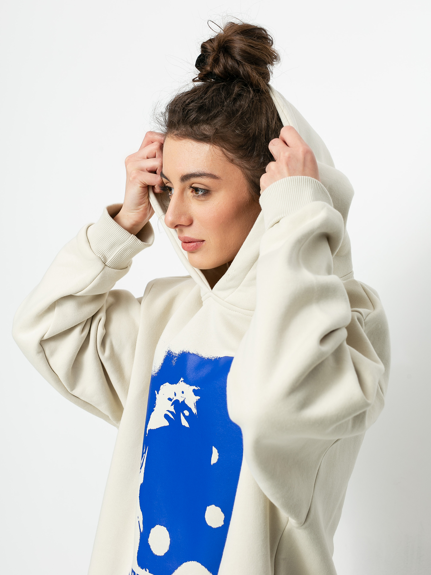 Mikina s kapucí Local Heroes Forbiden Pleasures HD Wmn (beige)