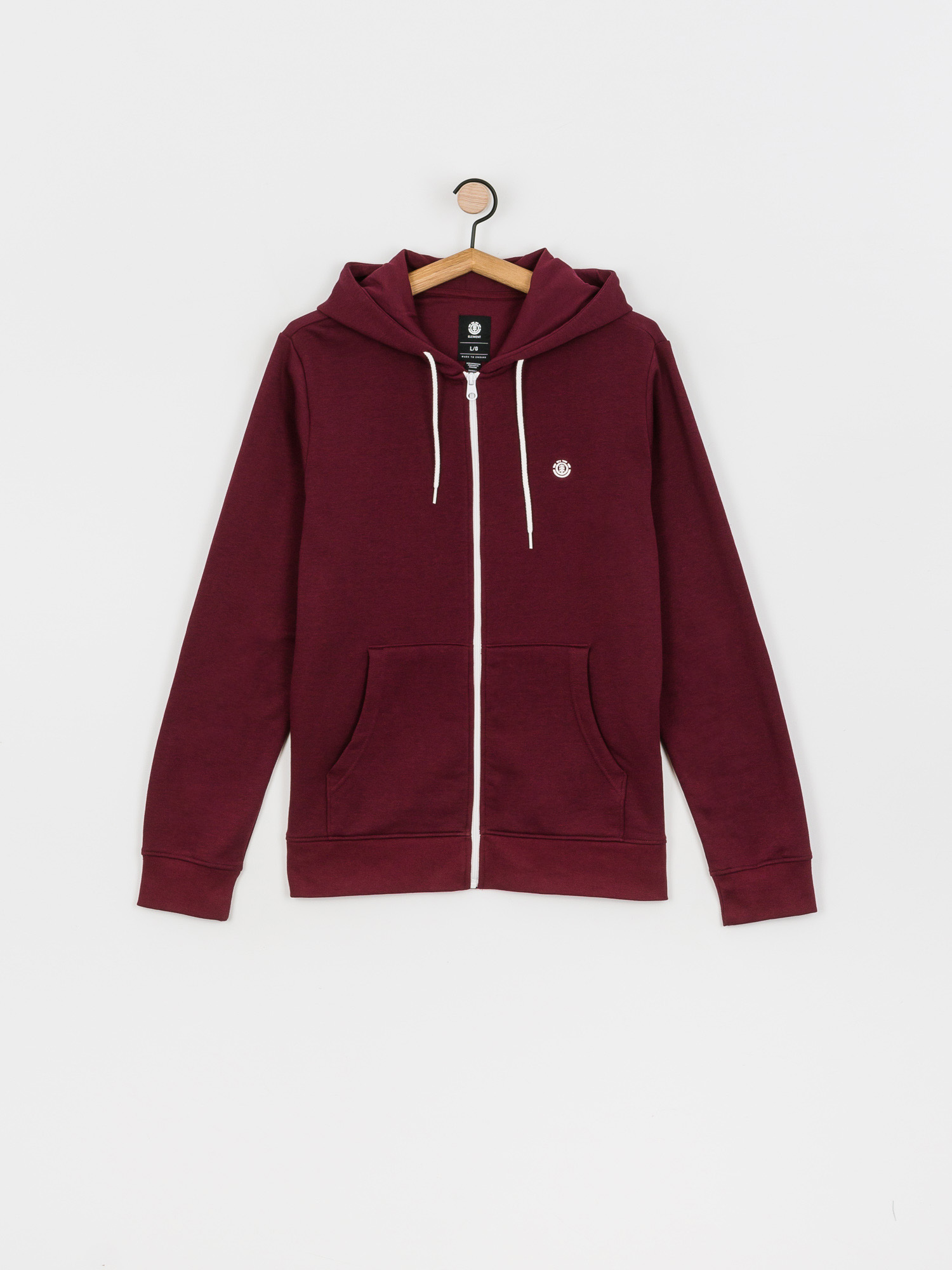 Mikina s kapucí Element Cornell Classic ZHD (vintage red)