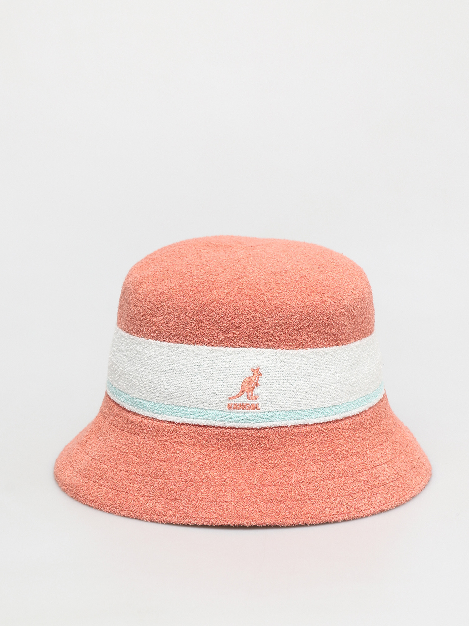 Klobouk Kangol Bermuda Stripe Bucket (peach pink)