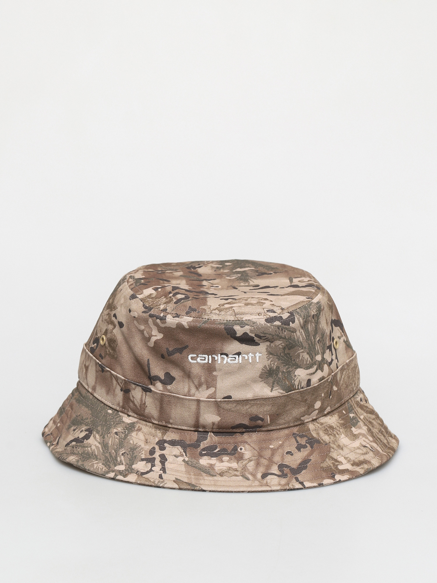 Klobouk Carhartt WIP Script (camo combi desert/white)