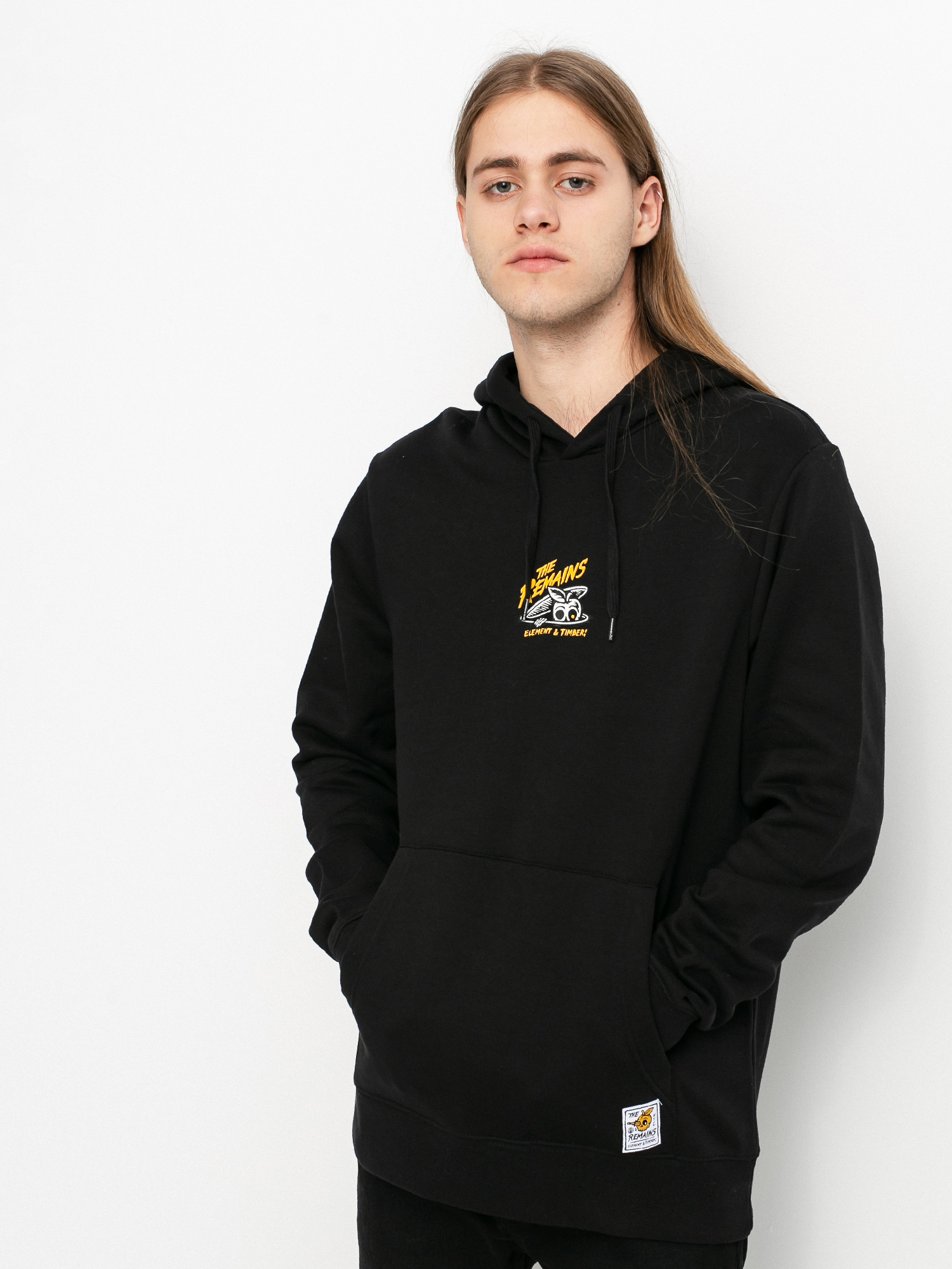 Mikina s kapucí Element B Side HD (flint black)