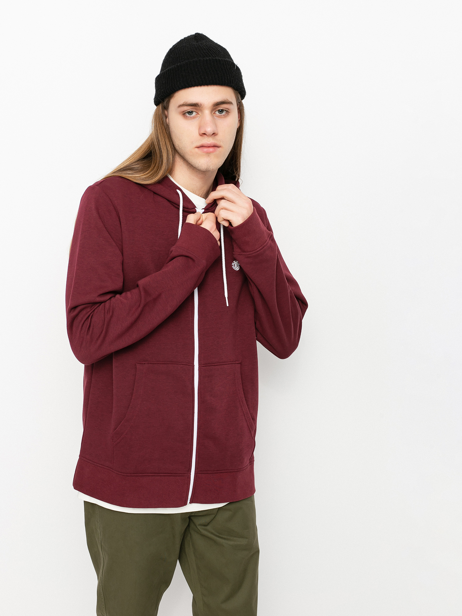 Mikina s kapucí Element Cornell Classic ZHD (vintage red)