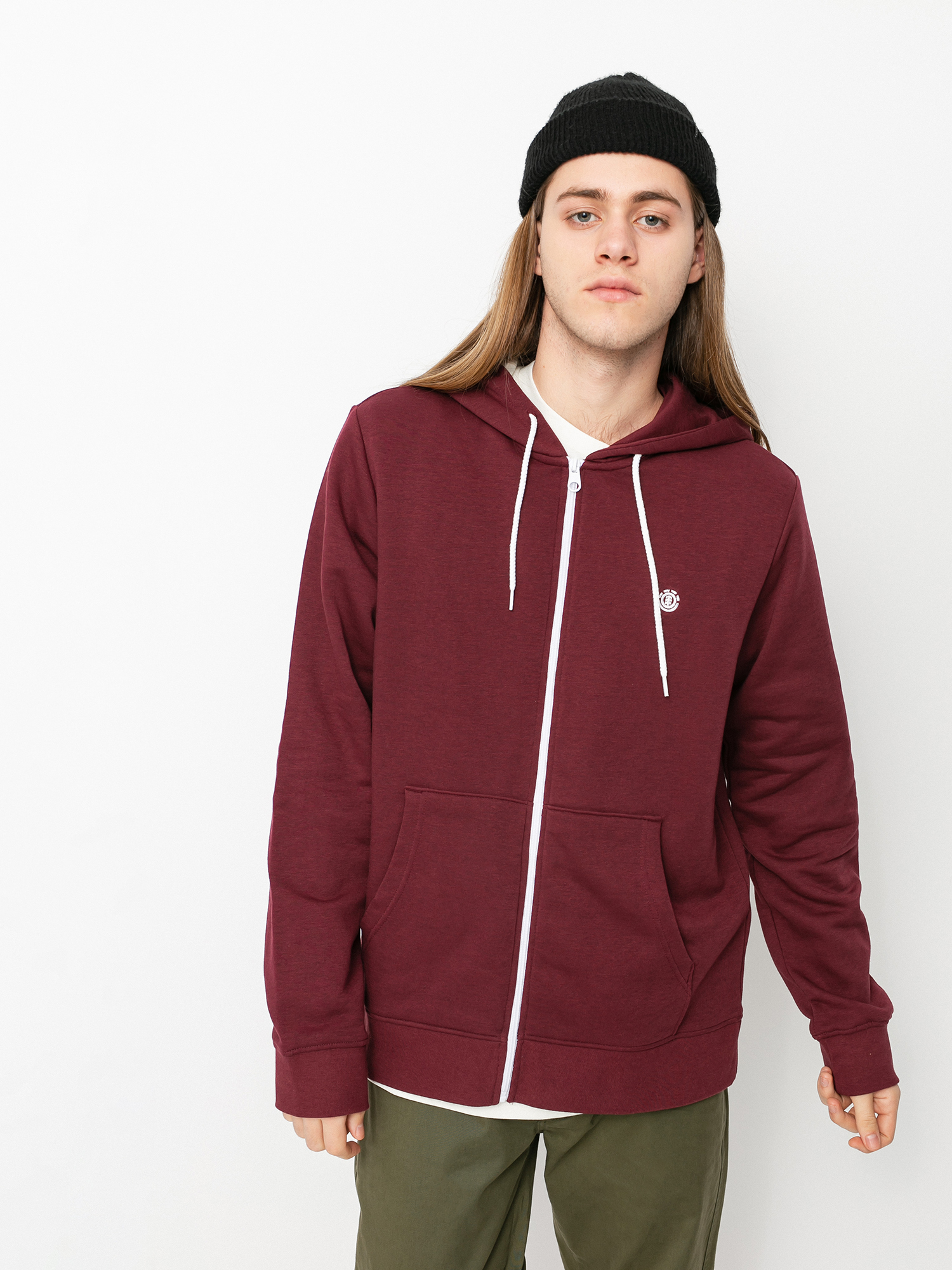 Mikina s kapucí Element Cornell Classic ZHD (vintage red)