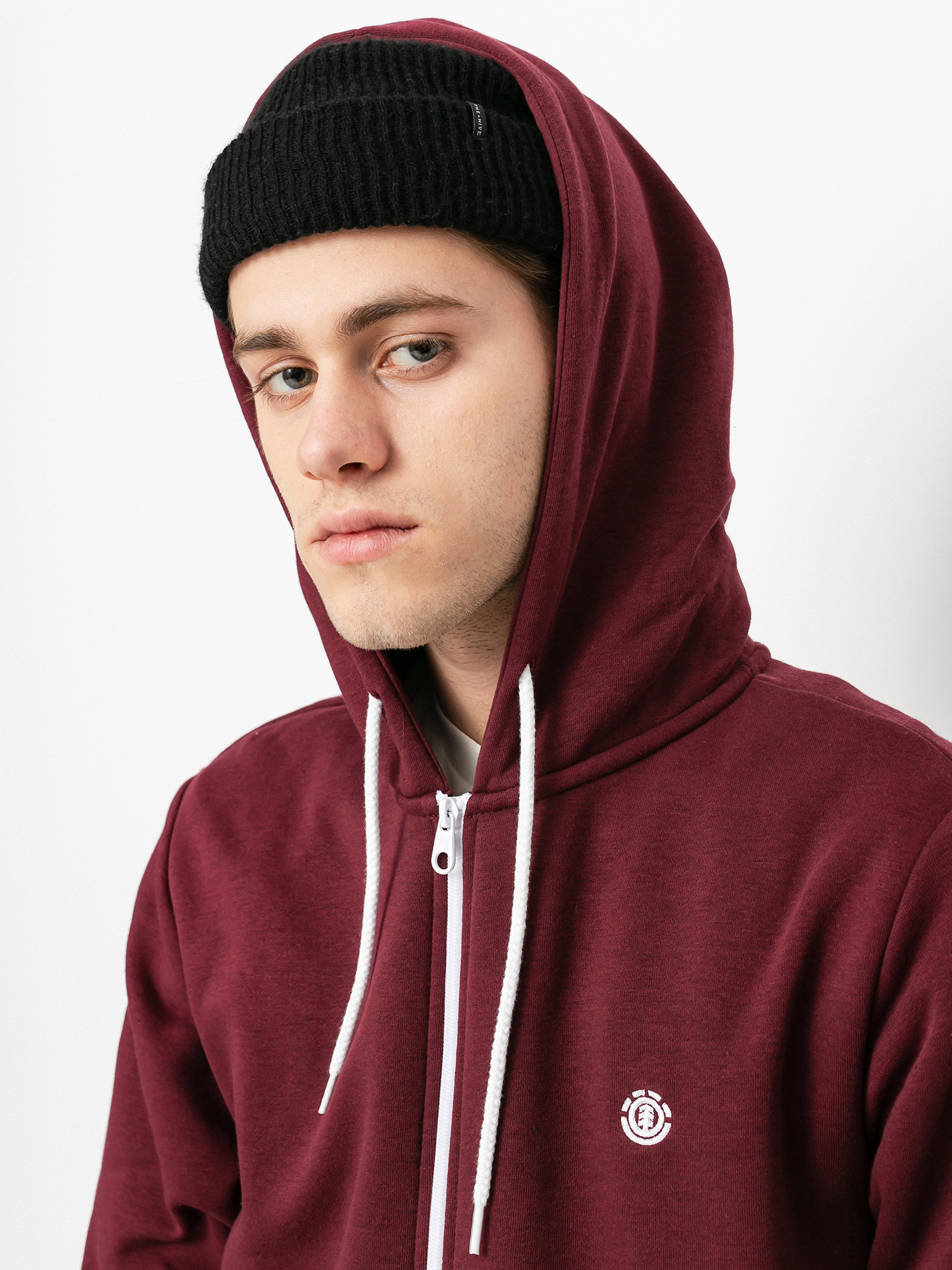 Mikina s kapucí Element Cornell Classic ZHD (vintage red)