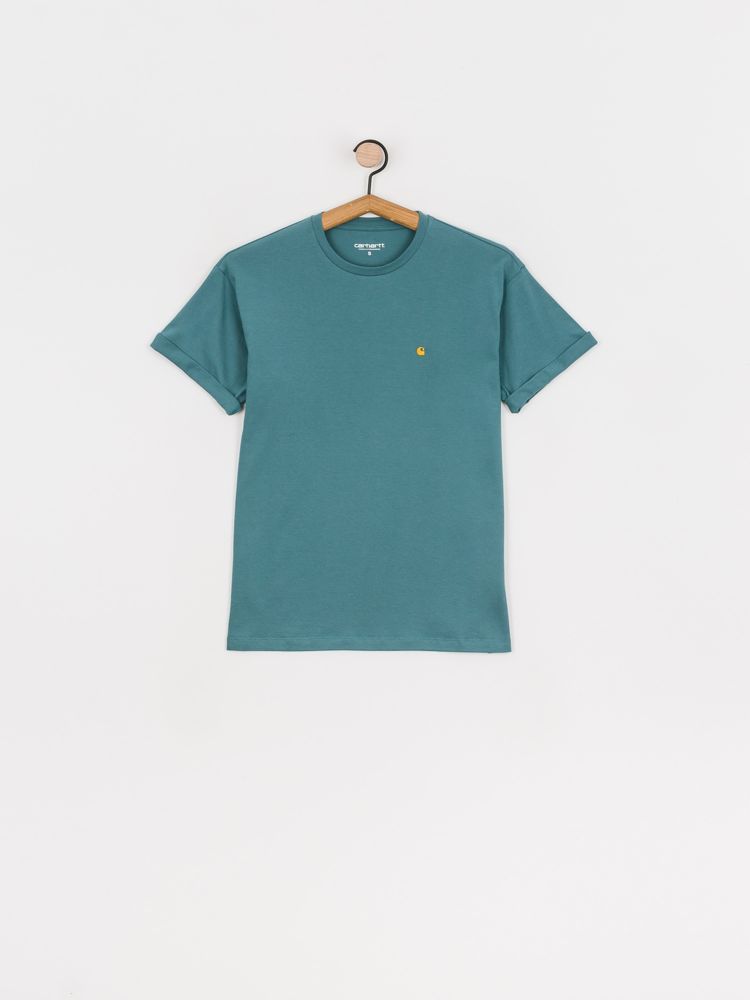 Tričko Carhartt WIP Chase Wmn (hydro/gold)