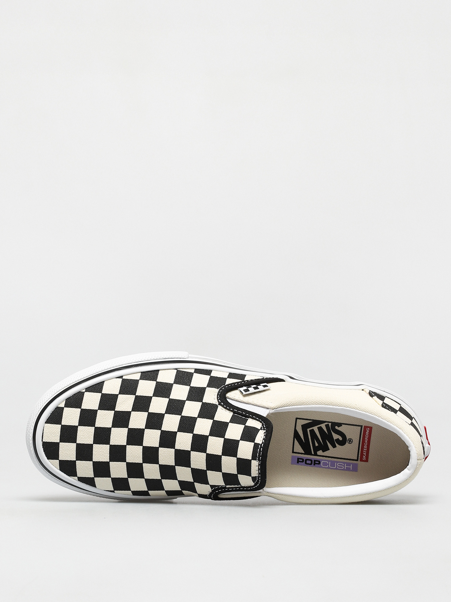 Boty Vans Skate Slip On (checkerboard black/off white)