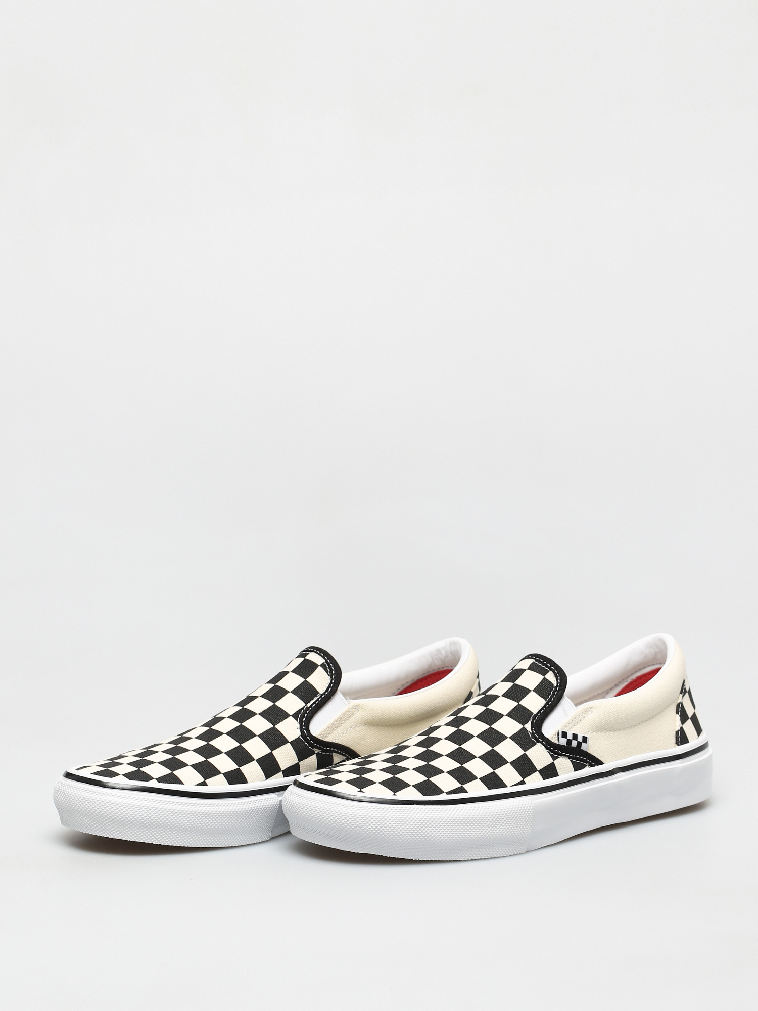 Boty Vans Skate Slip On (checkerboard black/off white)