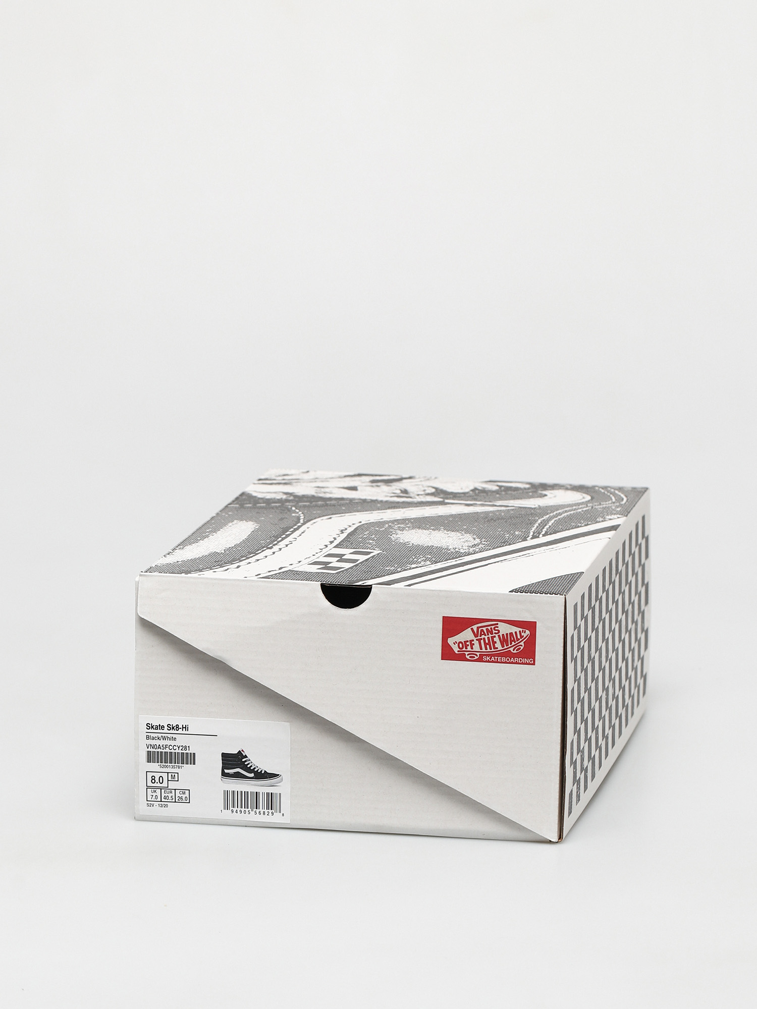 Boty Vans Skate Sk8 Hi (black/white)