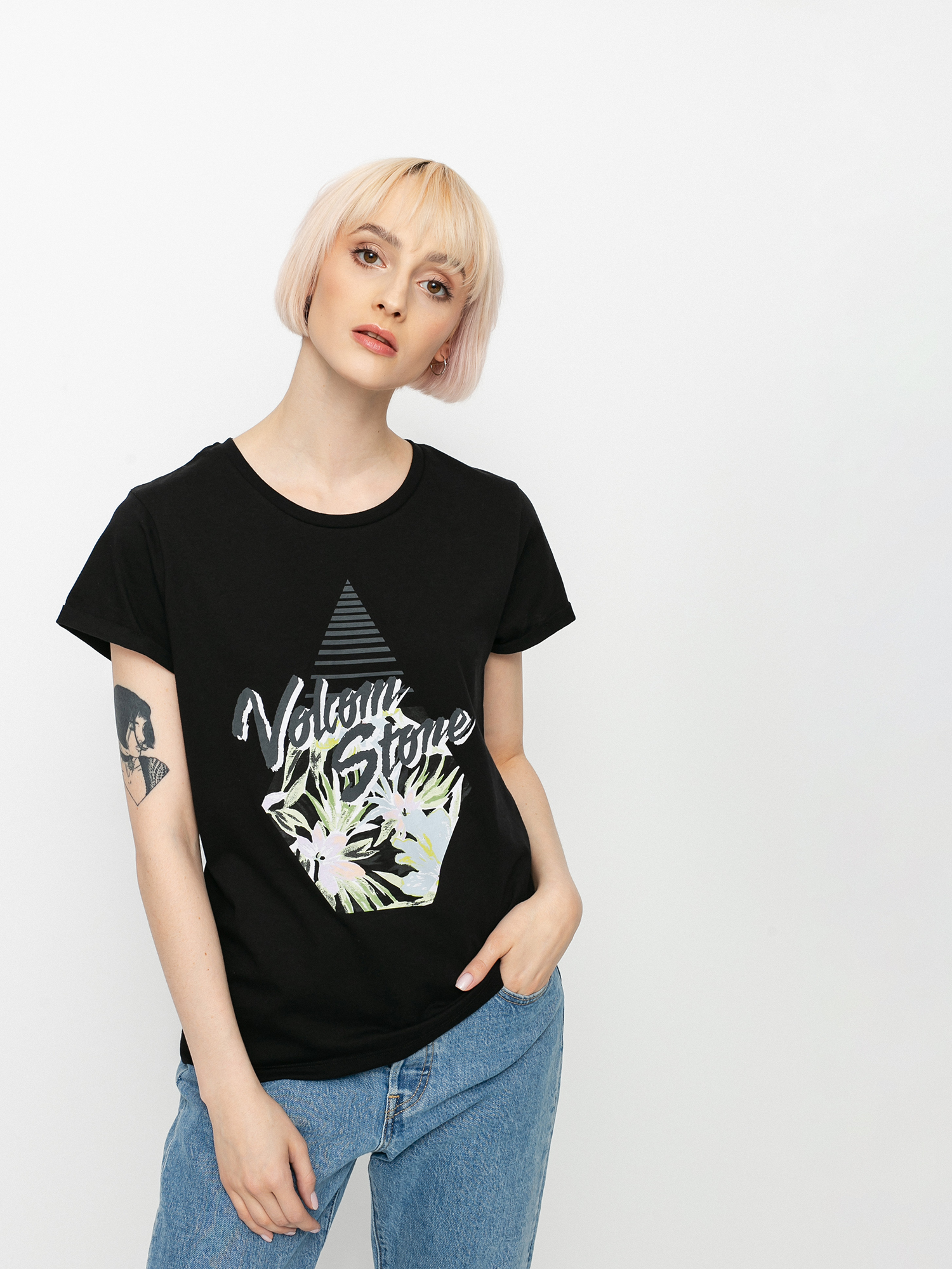 Tričko Volcom Radical Daze Wmn (black)