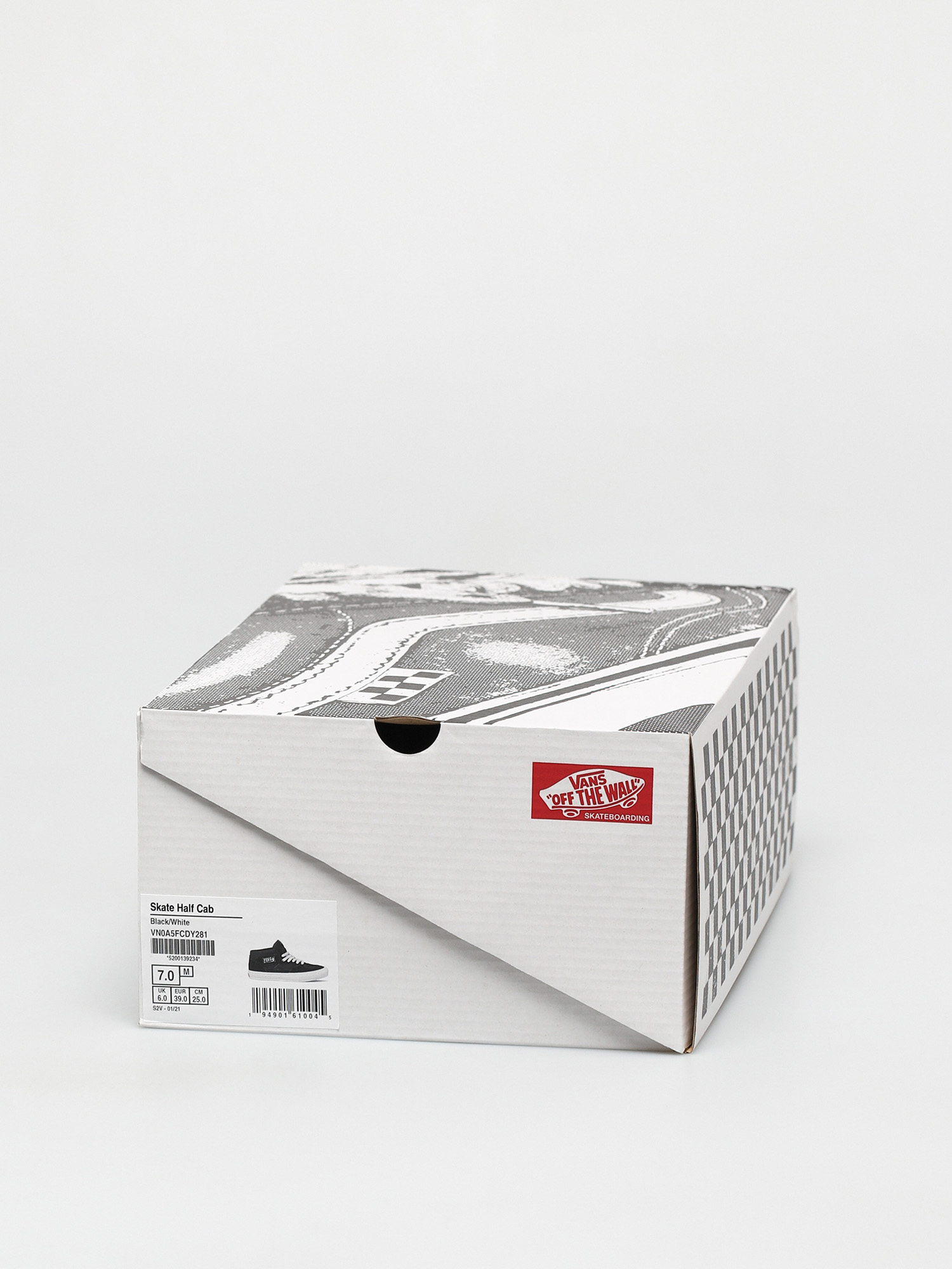 Boty Vans Skate Half Cab (black/white)