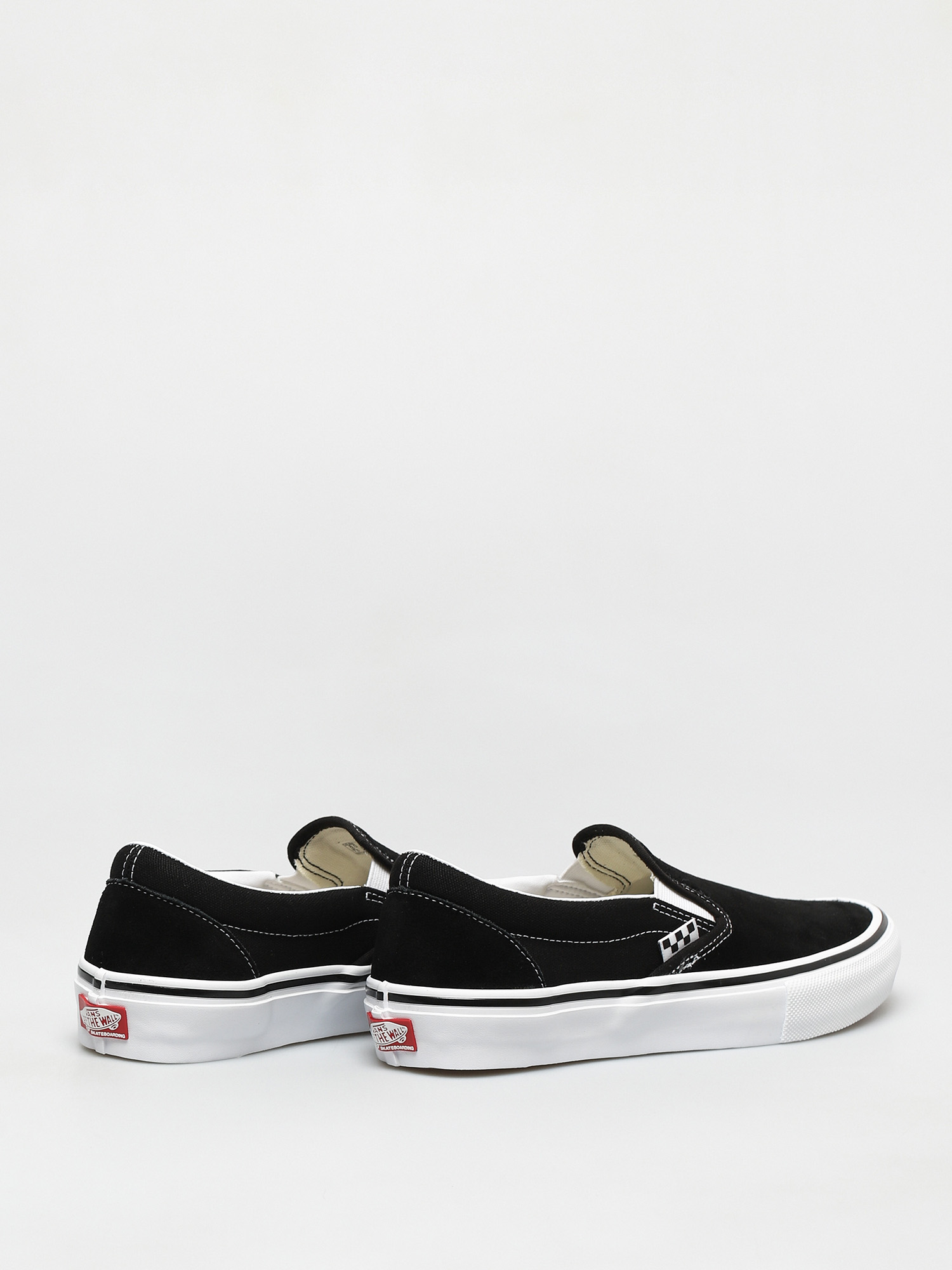 Boty Vans Skate Slip On (black/white)