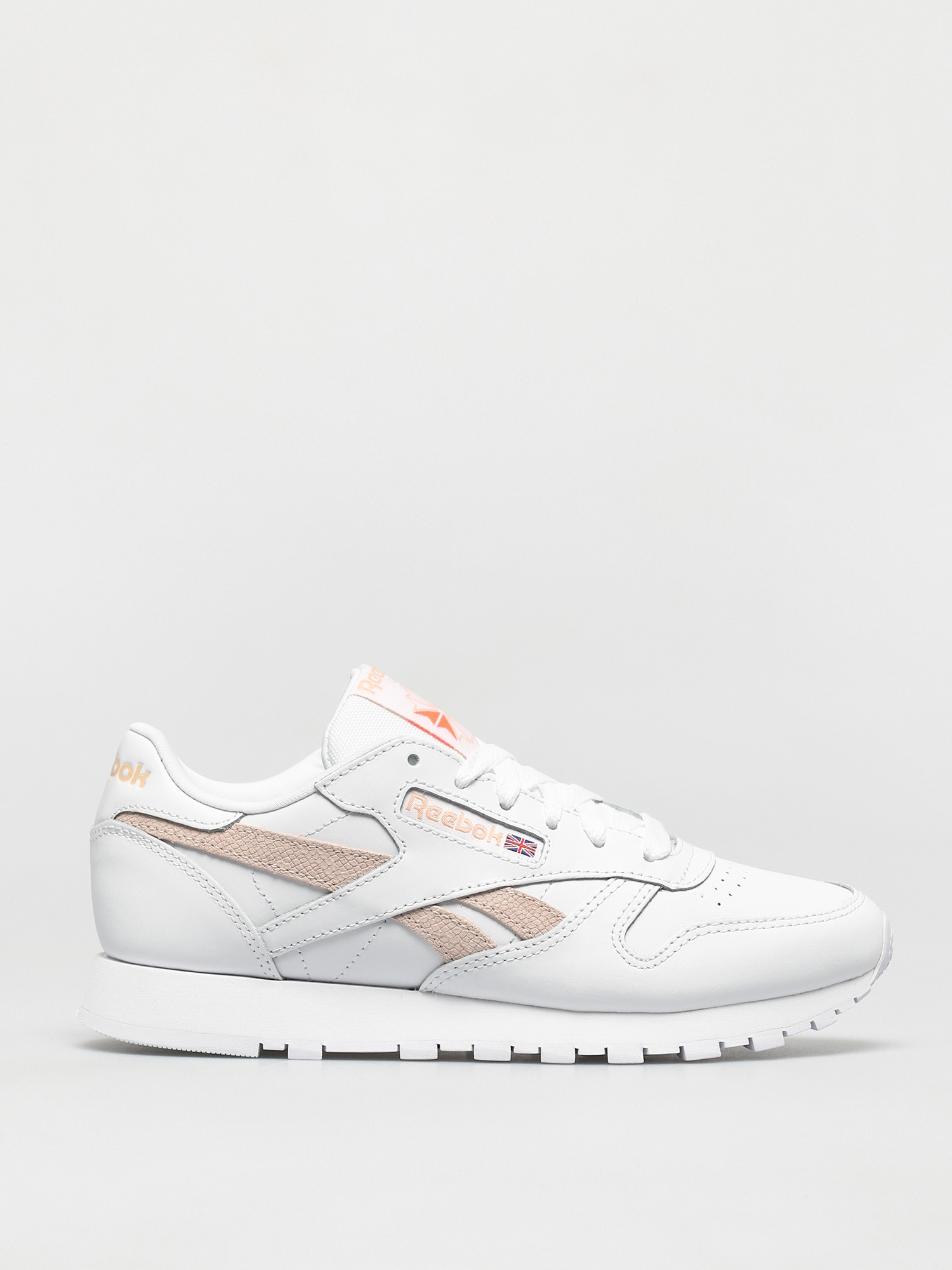 Boty Reebok Cl Lthr Wmn (white/aurorg/cerpnk)