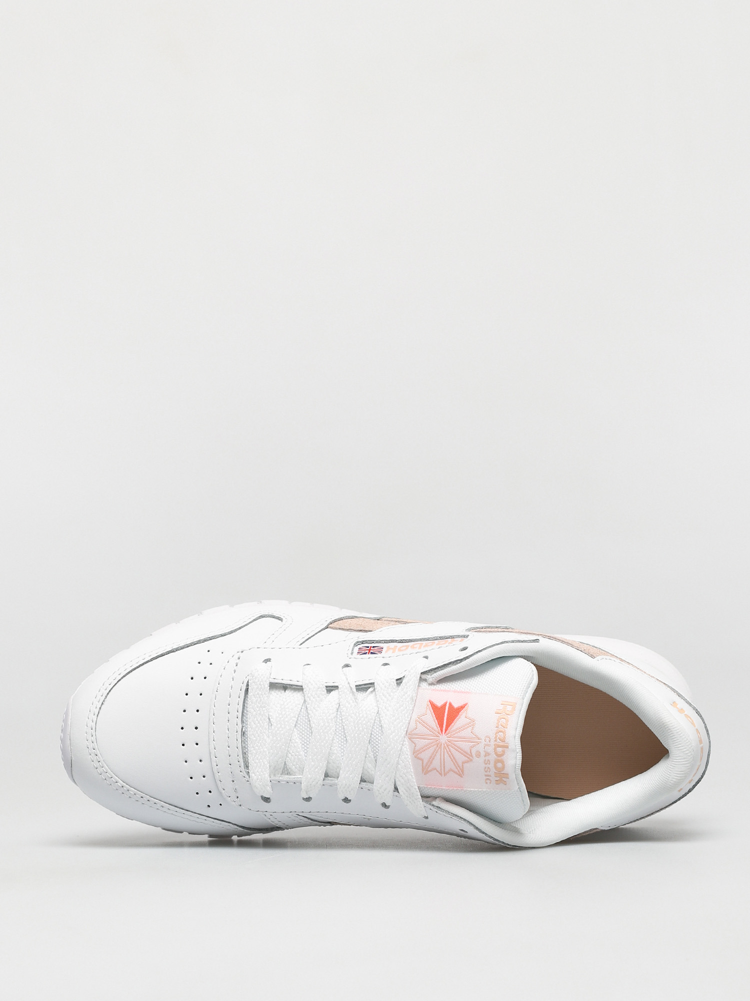 Boty Reebok Cl Lthr Wmn (white/aurorg/cerpnk)