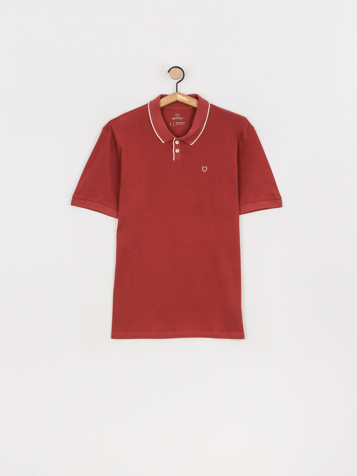 Tričko Brixton Polo Proper Polo Knit (cowhide pique)