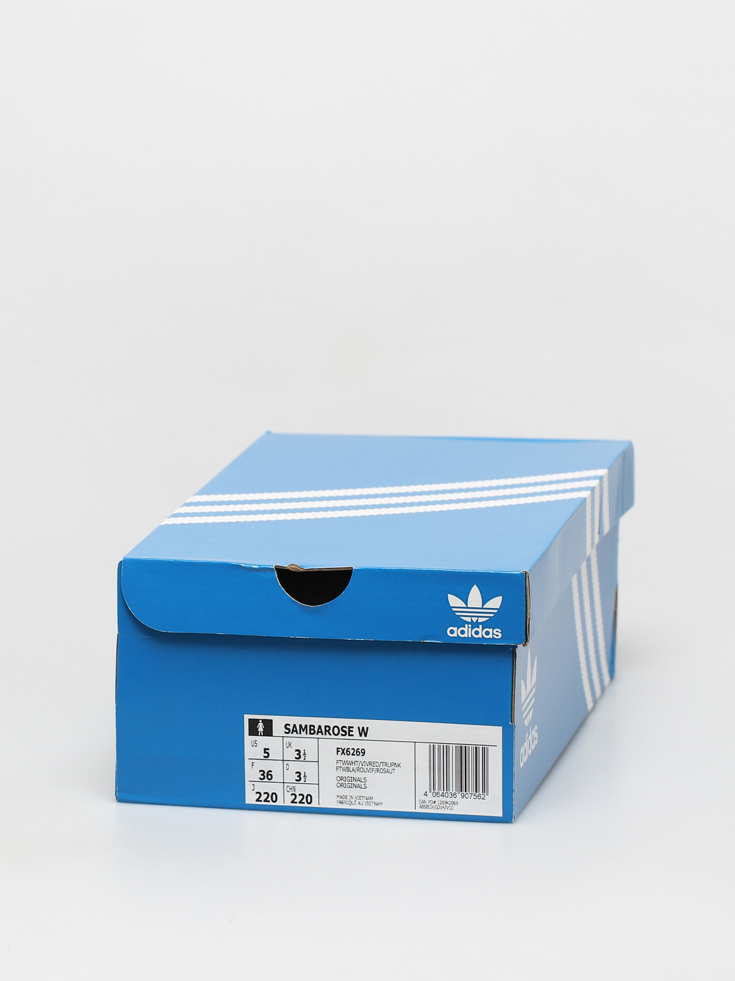 Boty adidas Originals Sambarose Wmn (ftwwht/vivred/trupnk)