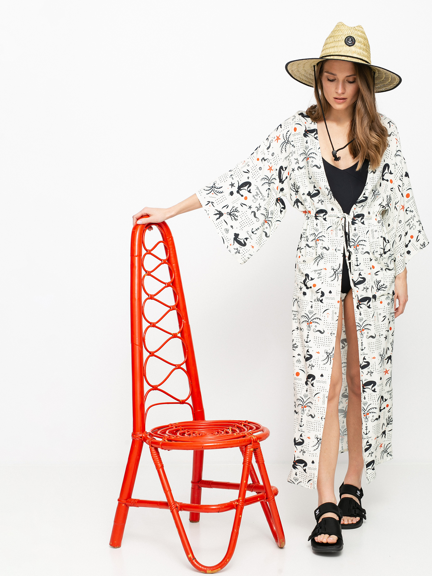 Šaty Kimono Femi Stories Colar Wmn (sol)